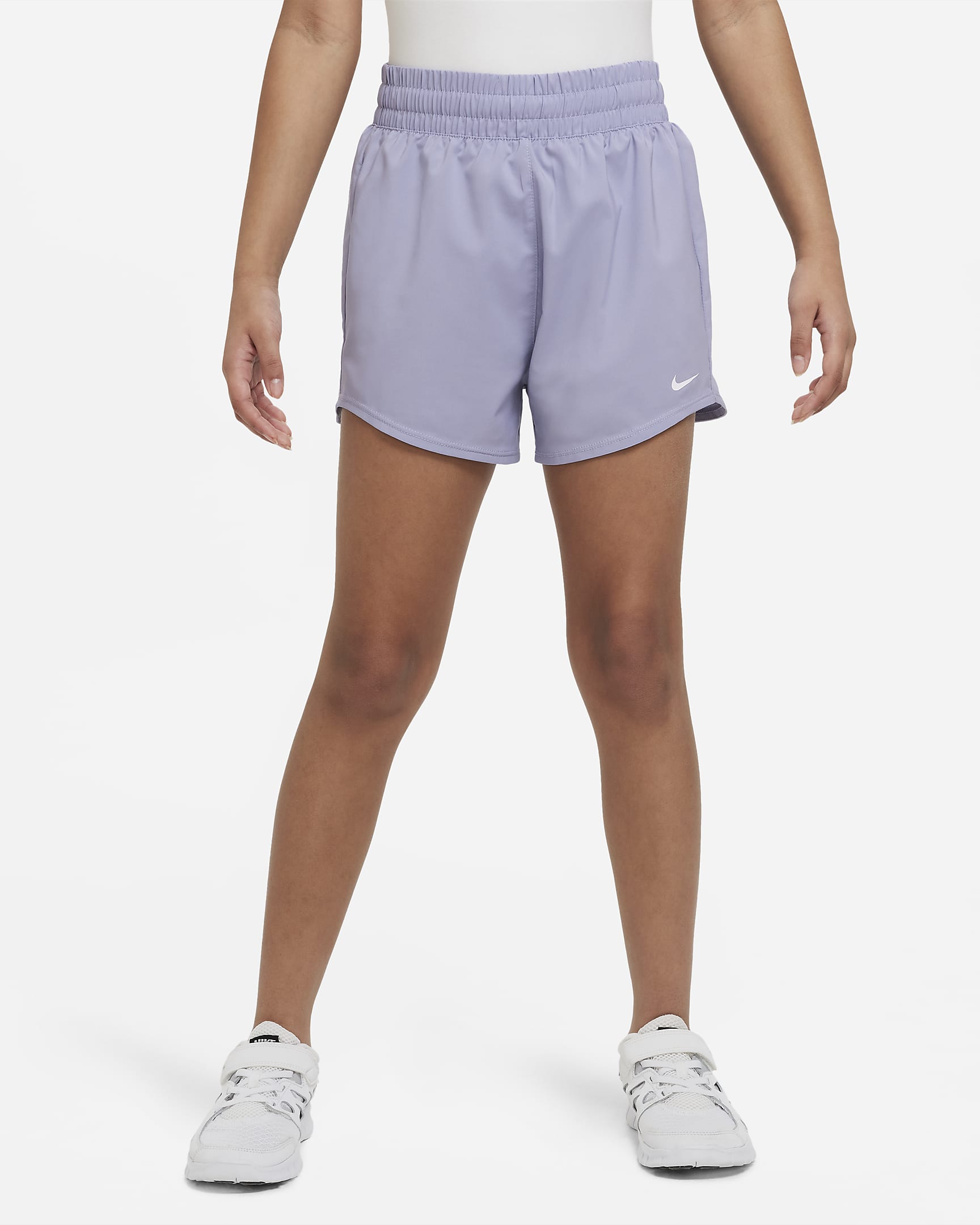 Nike One Older Kids' (Girls') Dri-FIT High-Waisted Woven Training ...