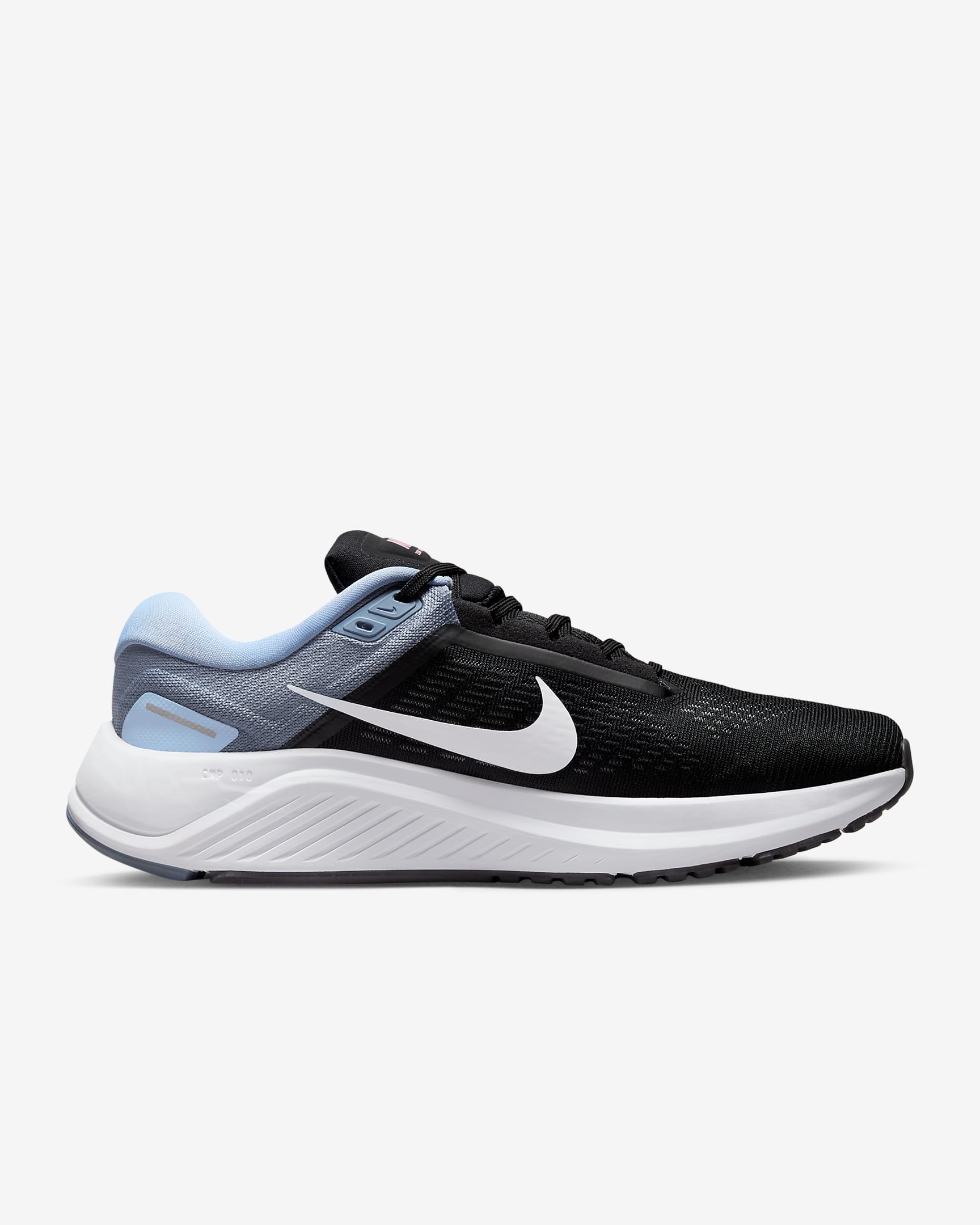 Nike Structure 24 Men's Road Running Shoes - Black/Ashen Slate/Cobalt Bliss/White