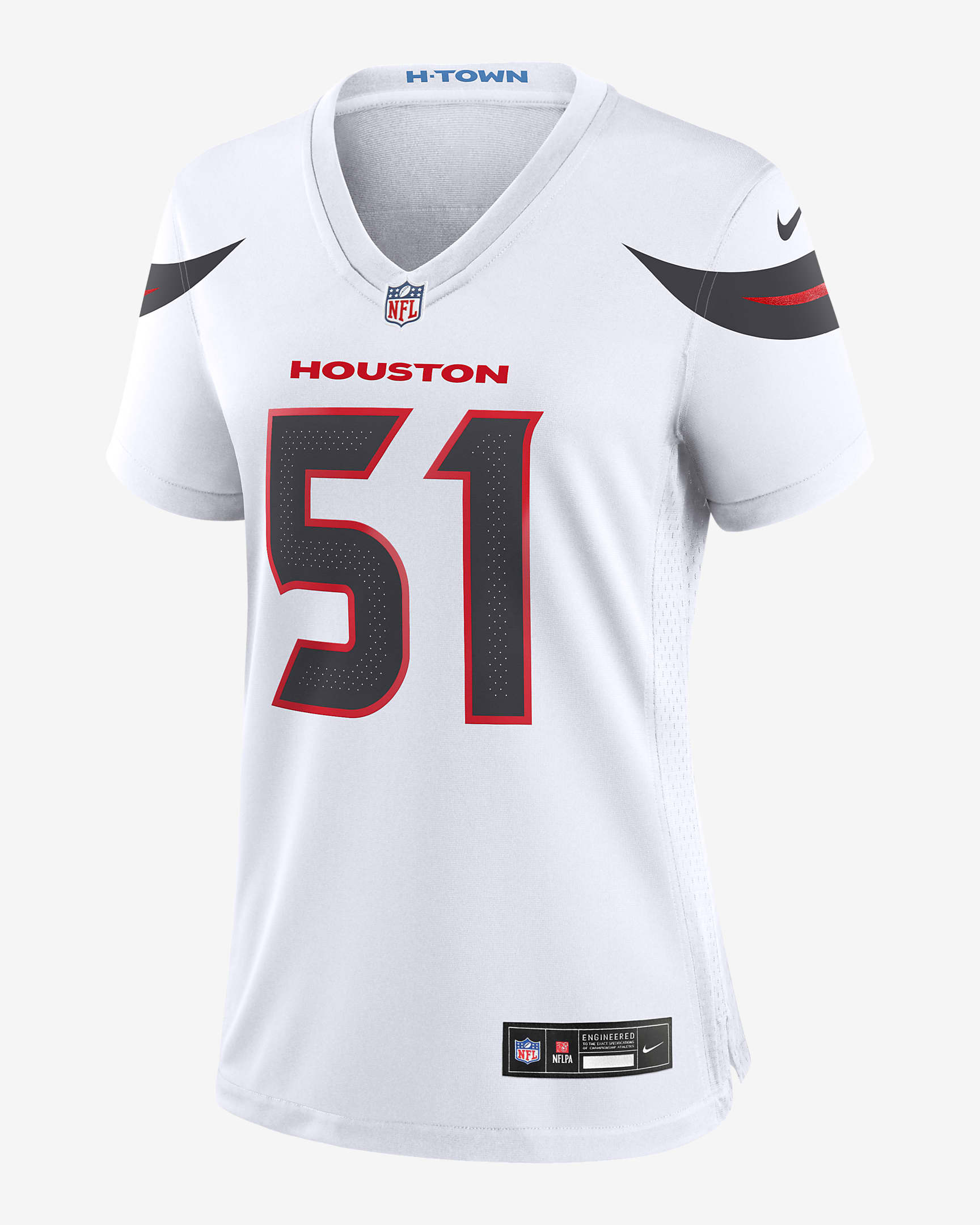 Jersey de fútbol americano Nike de la NFL Game para mujer Will Anderson Jr. Houston Texans - Blanco