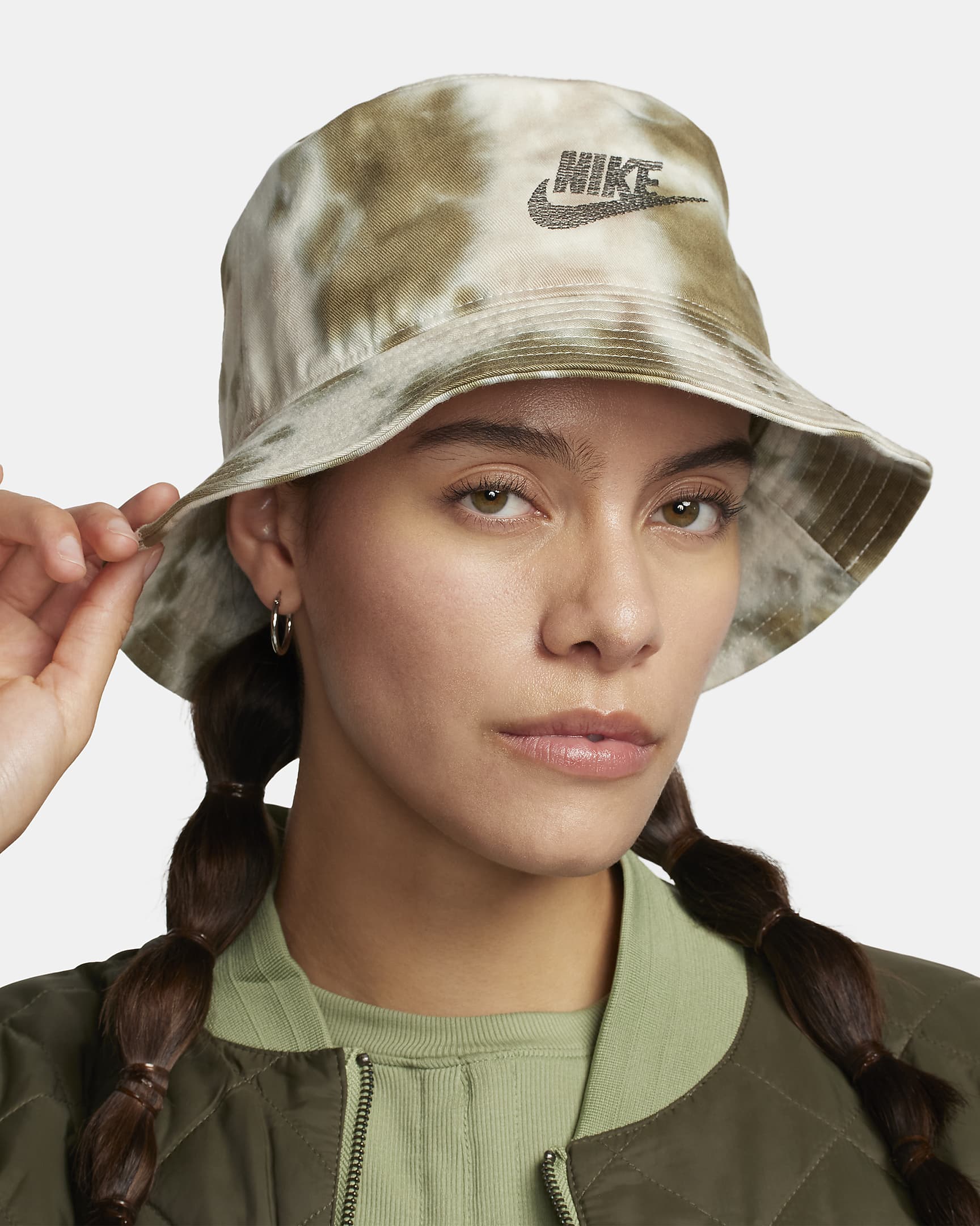 Nike Apex Bucket Hat - Cargo Khaki/Sail/Neutral Olive/Black