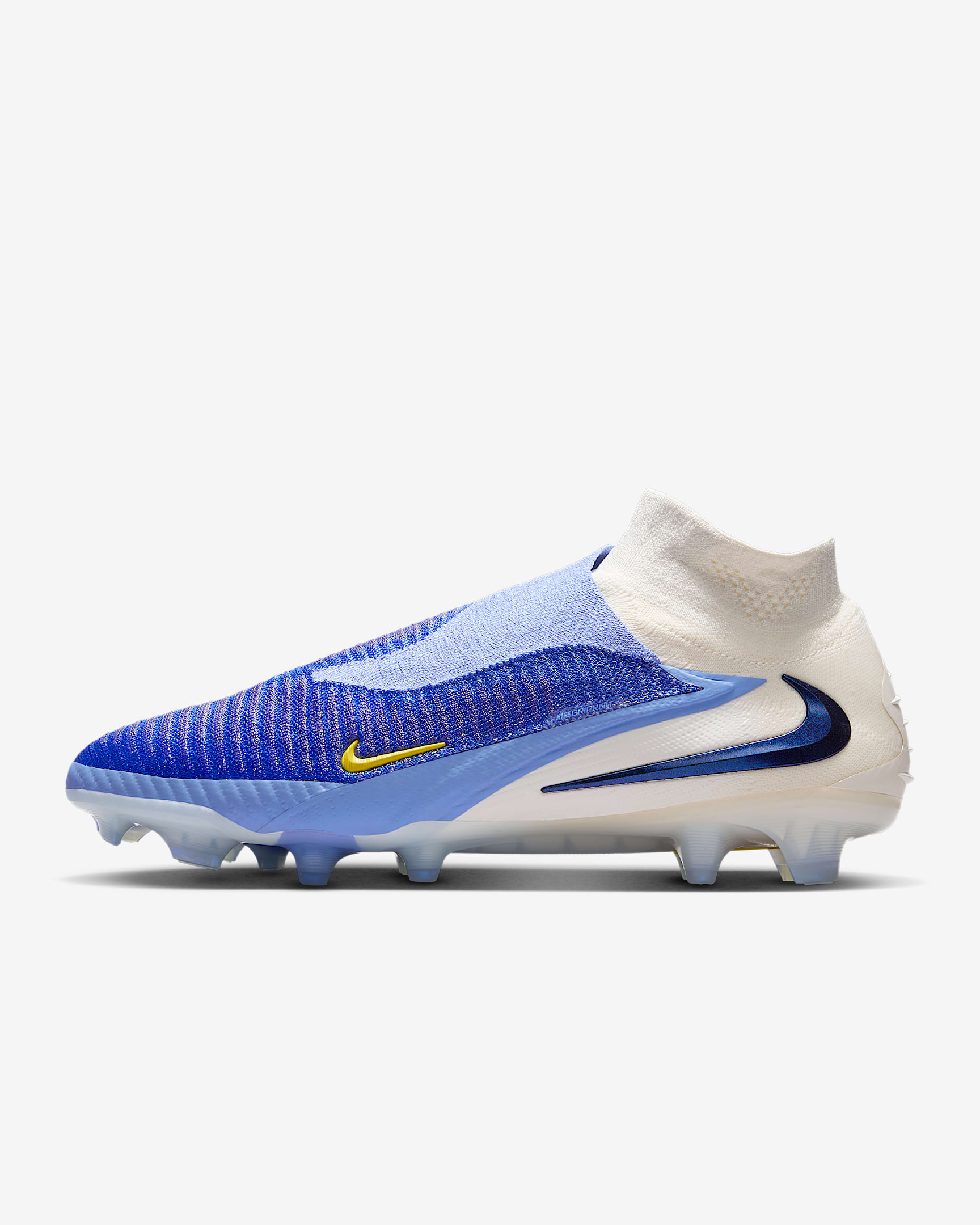 Nike Phantom 6 High Elite Firm-Ground Football Boot - Racer Blue/Dark Obsidian