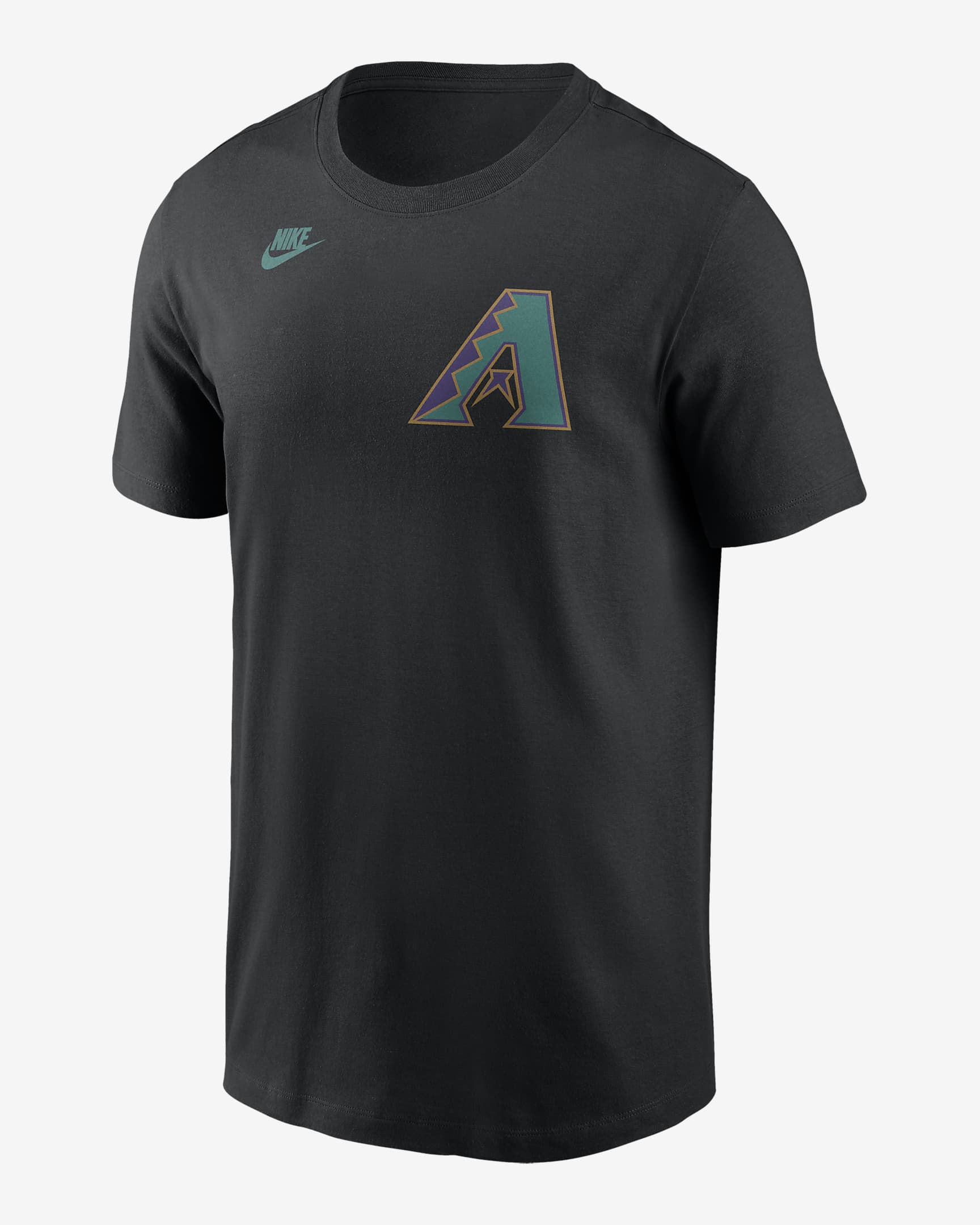 Randy Johnson Arizona Diamondbacks Cooperstown Fuse Men's Nike MLB T-Shirt - Black
