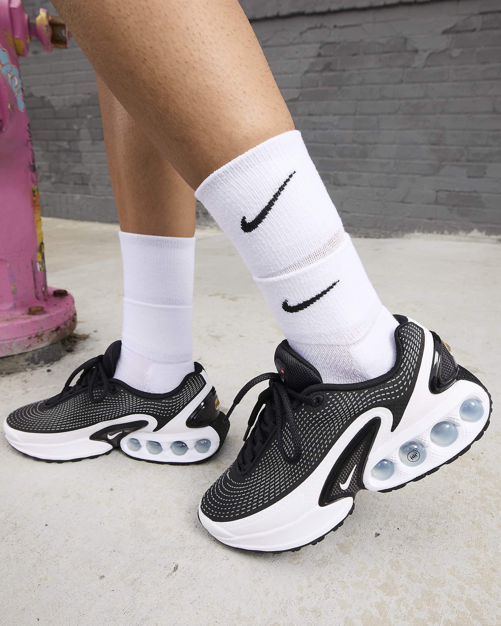 Nike Air Max Dn Shoes - Black/Cool Grey/Pure Platinum/White