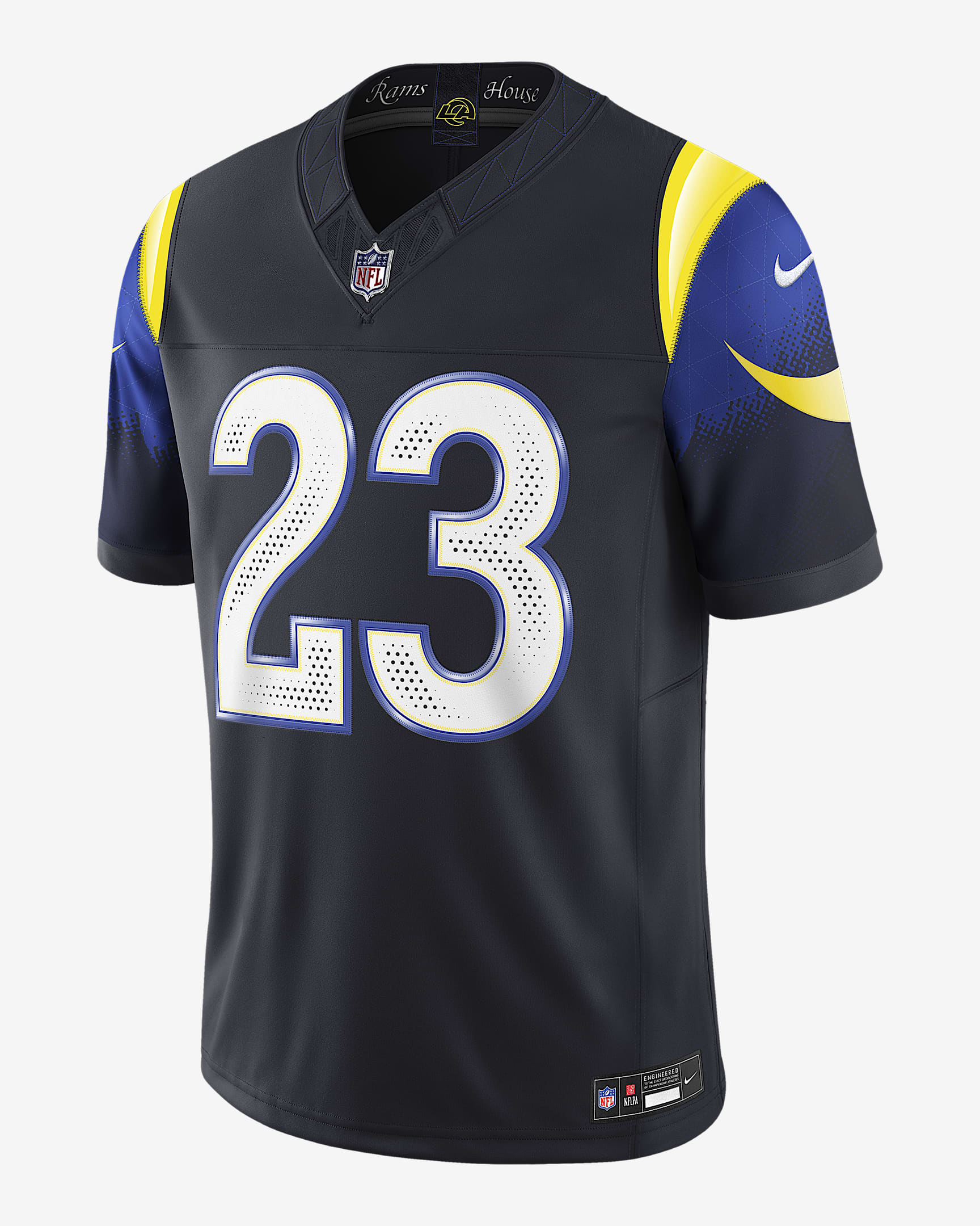 Kyren Williams Los Angeles Rams Rivalries Collection Men's Nike Dri-FIT NFL Limited Jersey - Blue
