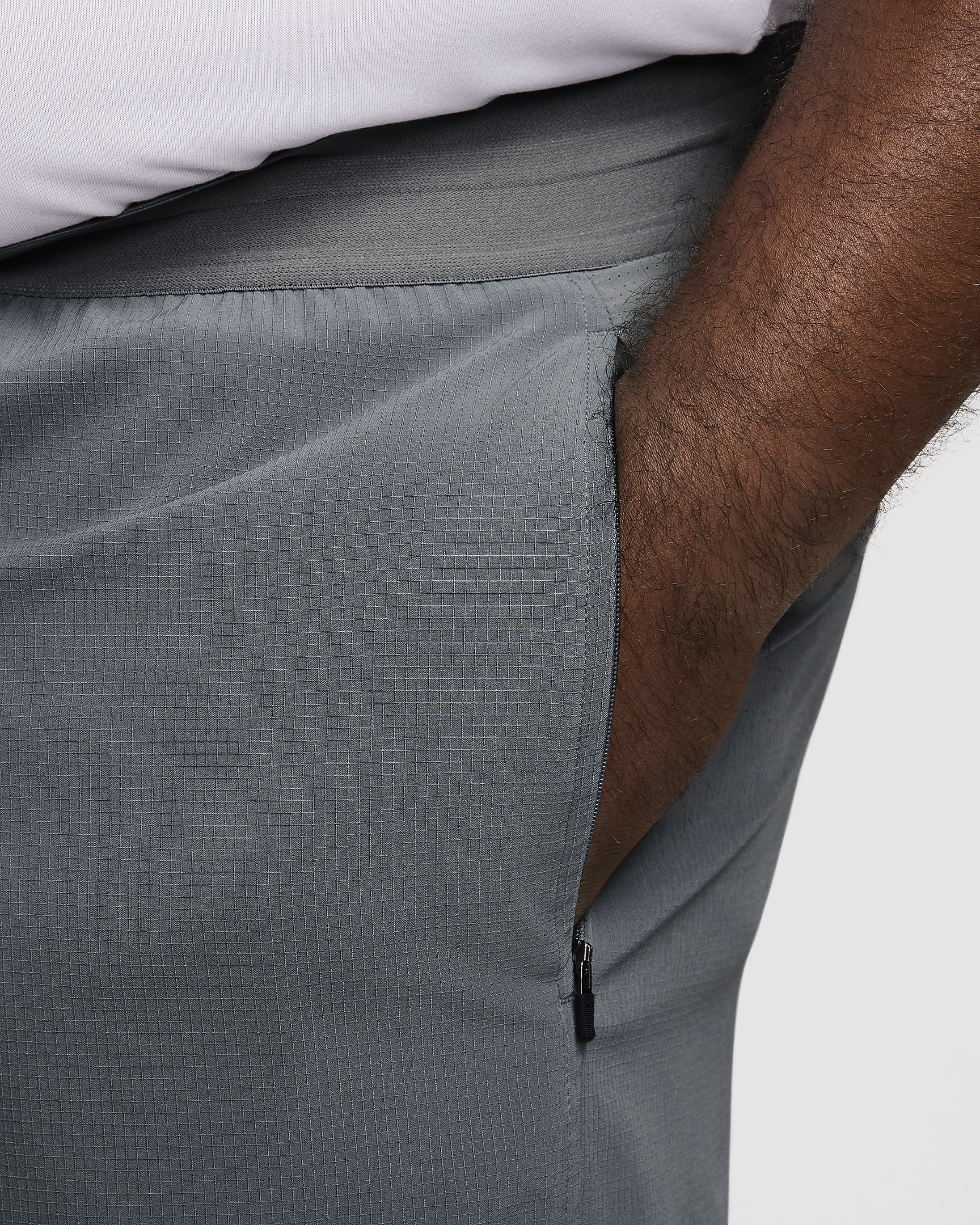 Shorts da fitness Dri-FIT non foderati 13 cm Nike Flex Rep – Uomo - Smoke Grey/Nero/Nero