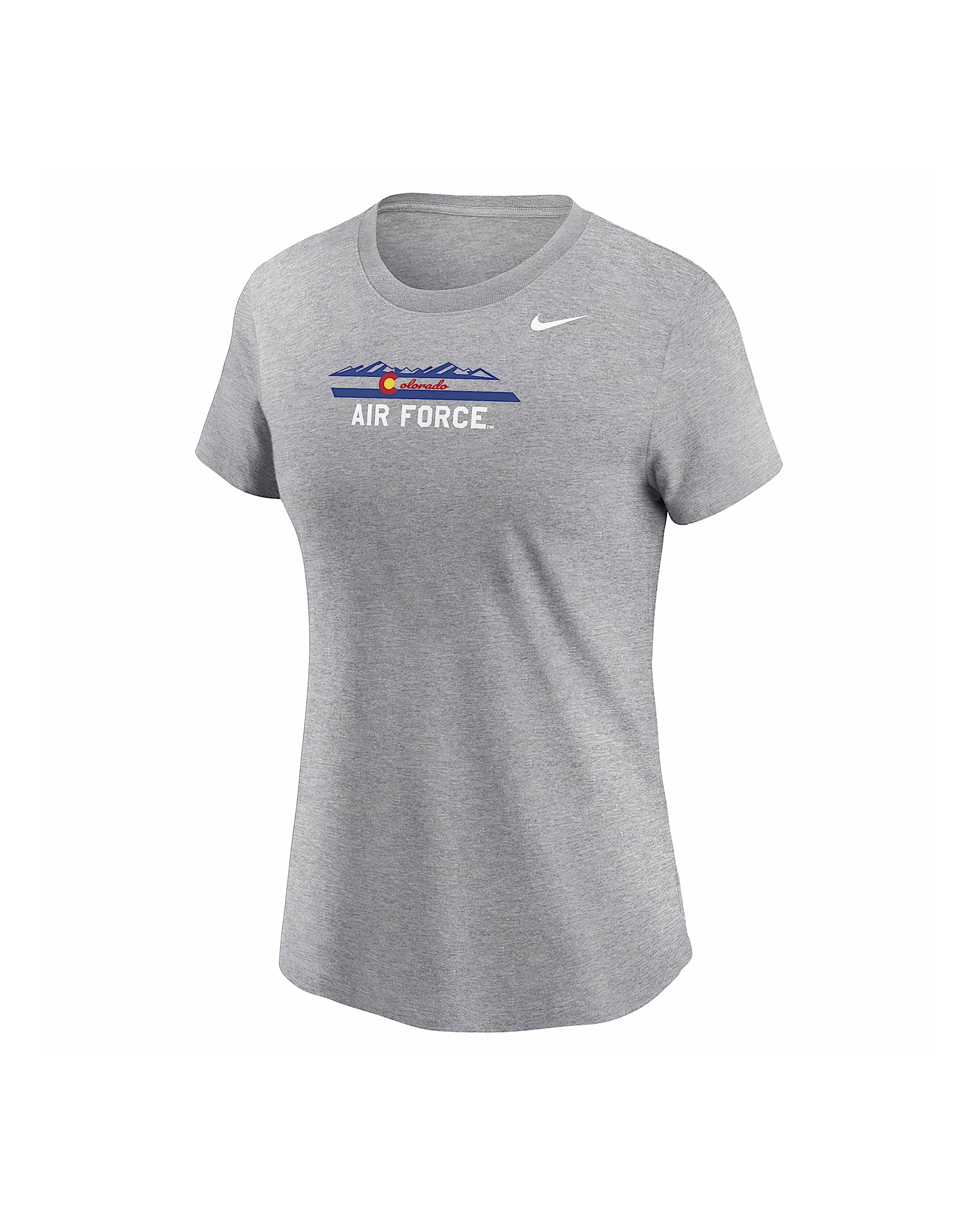Air Force Women's Nike College T-Shirt - Grey
