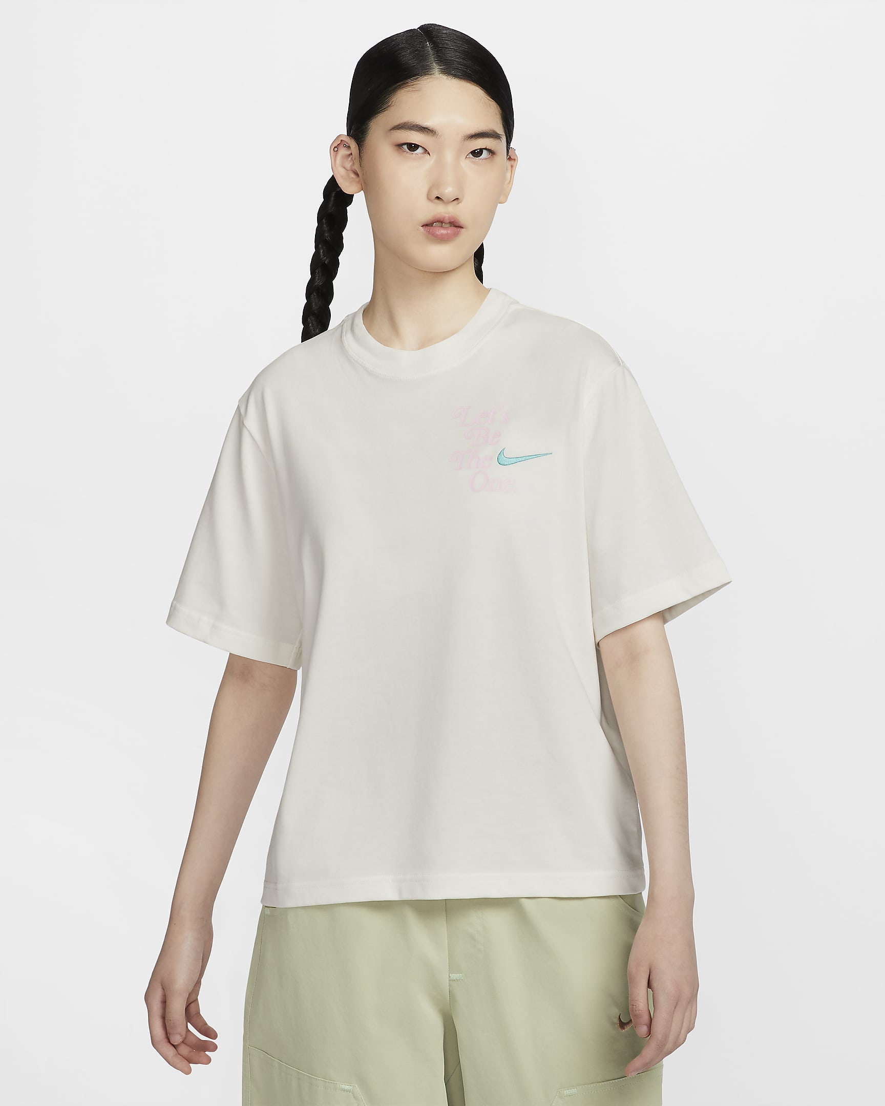 Nike Sportswear Women's Boxy T-Shirt - Sail