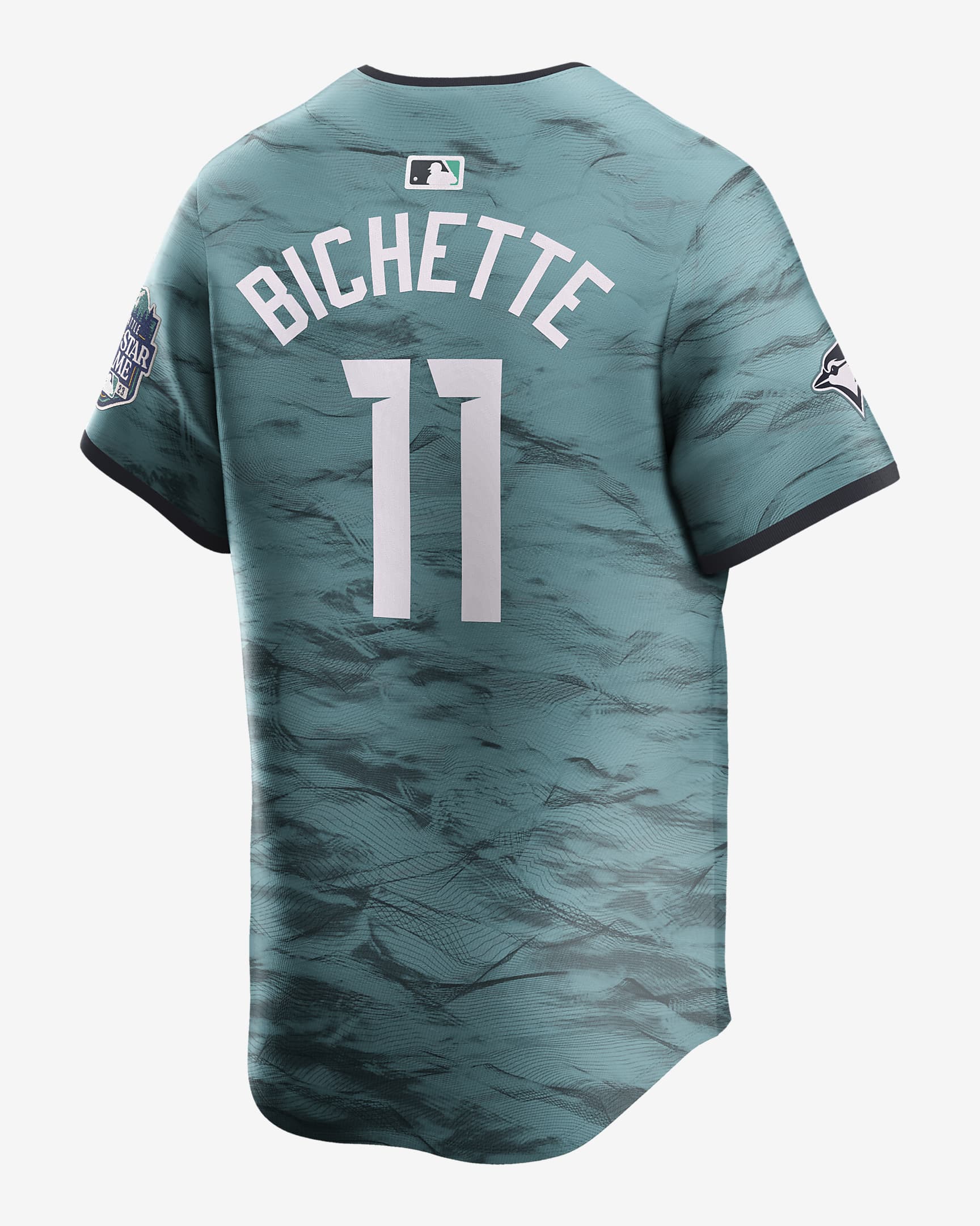 Jersey Nike de la MLB Limited para hombre Bo Bichette American League 2023 All-Star Game - Azul verdoso