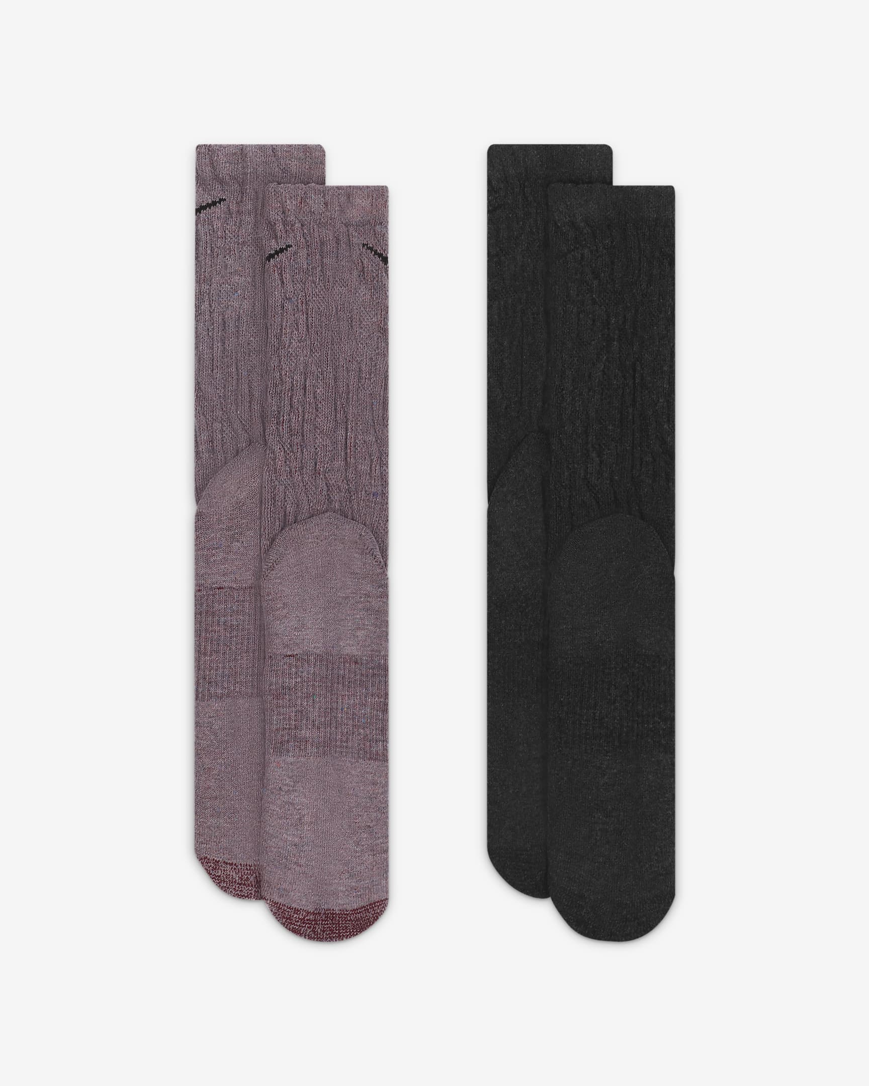 Nike Everyday Plus Cushioned Crew Socks (2 Pairs). Nike VN