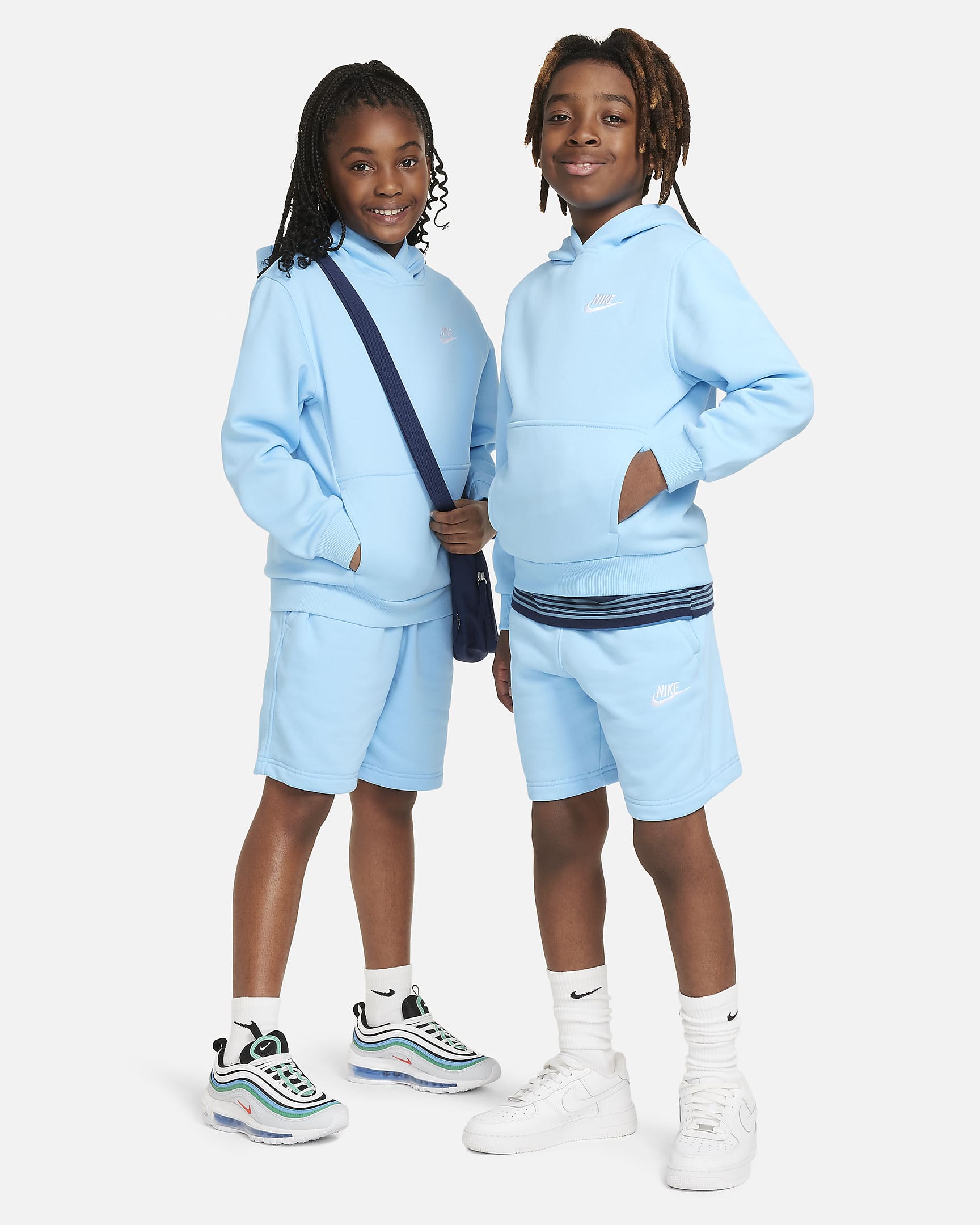 Nike Sportswear Club Fleece Big Kids' French Terry Shorts. Nike.com