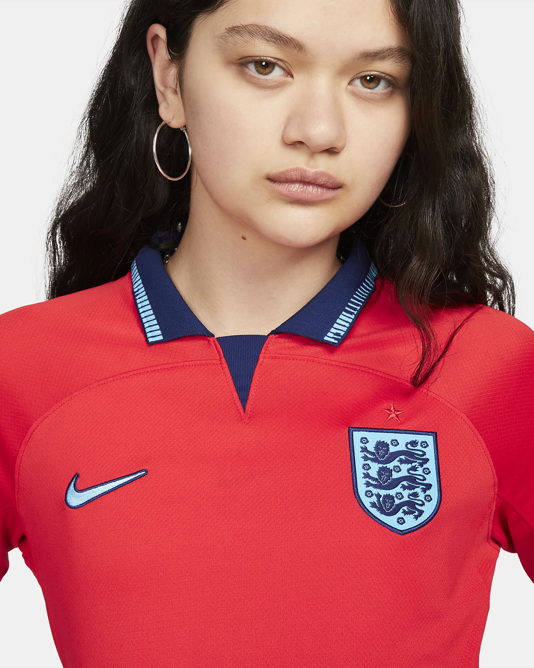 England 2022/23 Stadium Away Women's Nike DriFIT Football Shirt. Nike BE