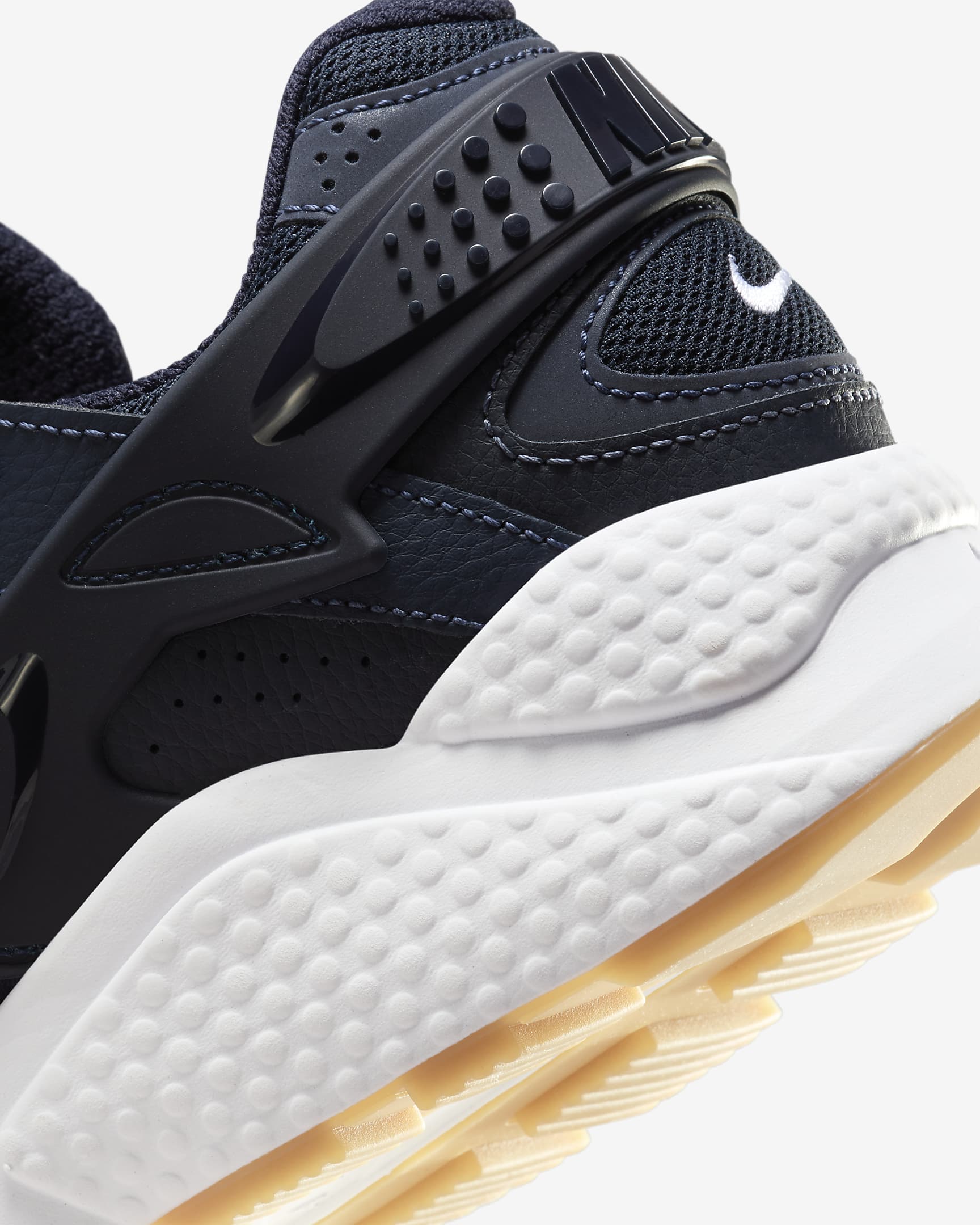 Nike Air Huarache Runner Men's Shoes - Dark Obsidian/Obsidian/Gum Dark Brown/White