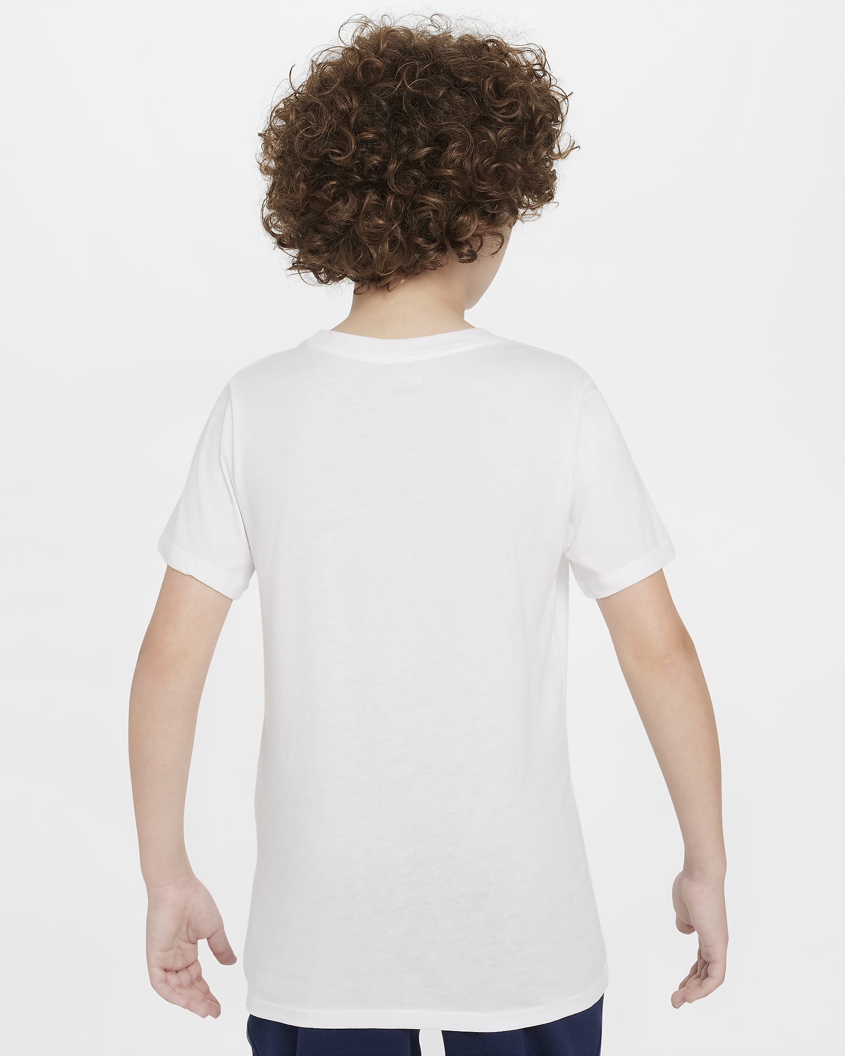 Camisetas interiores con cuello redondo para niños talla grande (paquete de 2) Nike - Blanco