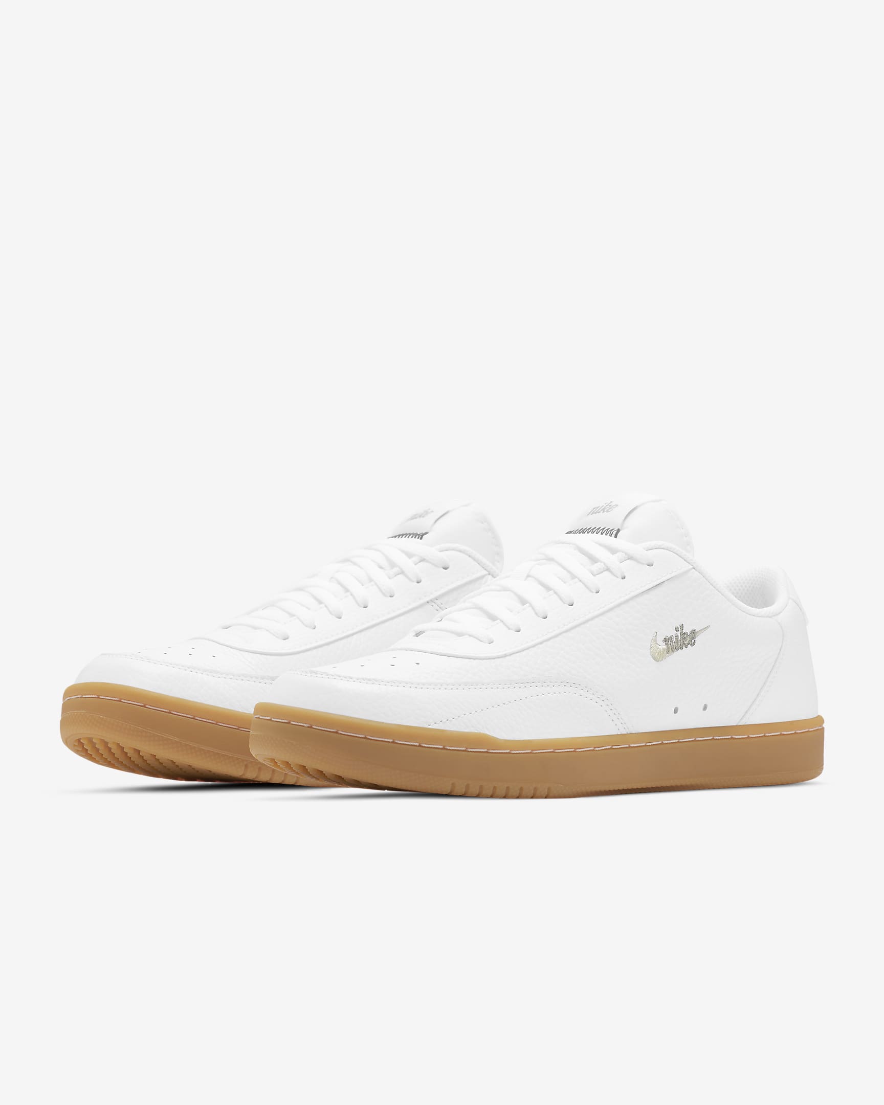 Nike Court Vintage Premium Zapatillas - Hombre - Blanco/Enigma Stone/Gum Light Brown/Fossil