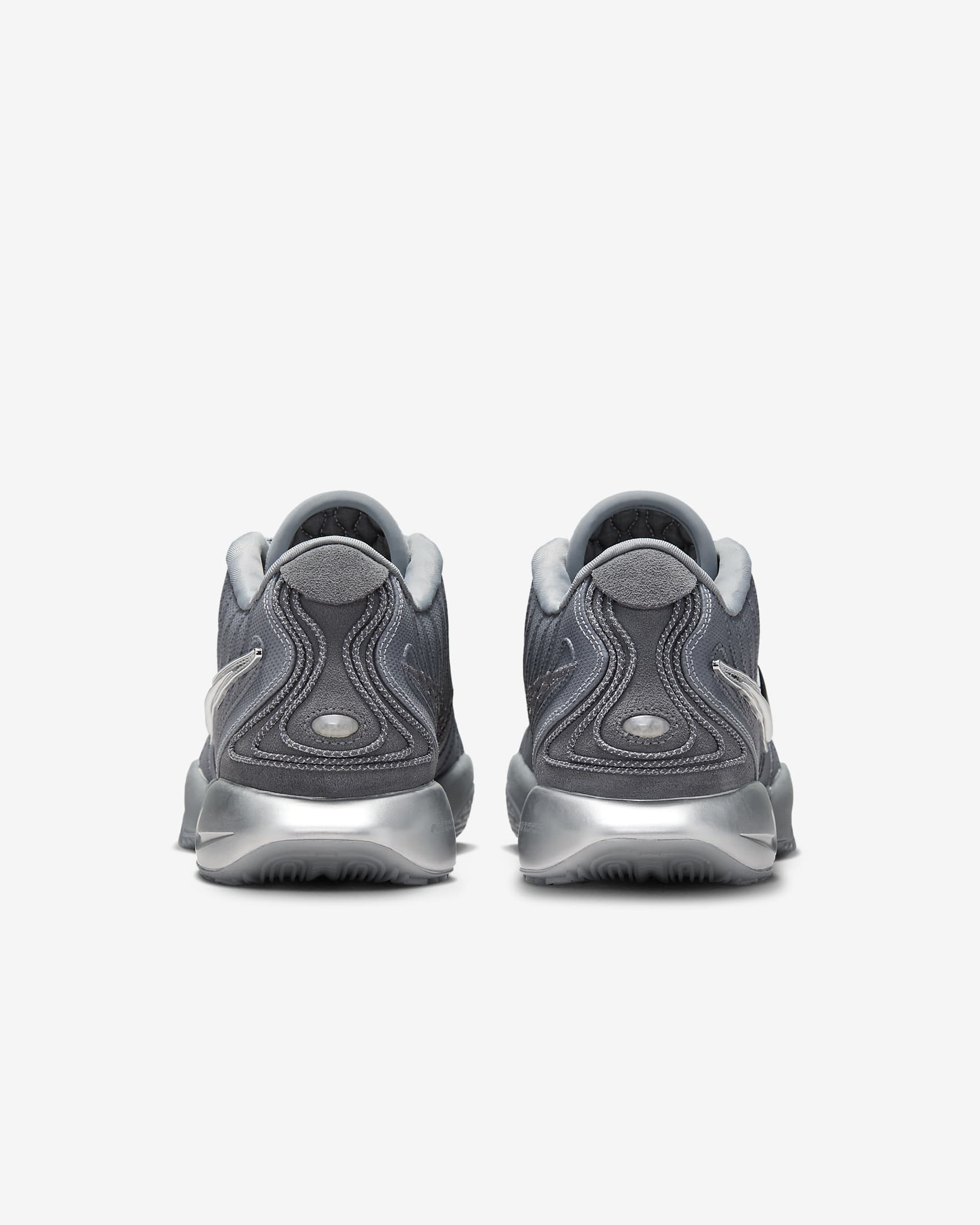 Calzado de básquetbol LeBron XXI - Gris azulado/Gris hierro/Gris lobo/Plata metalizado