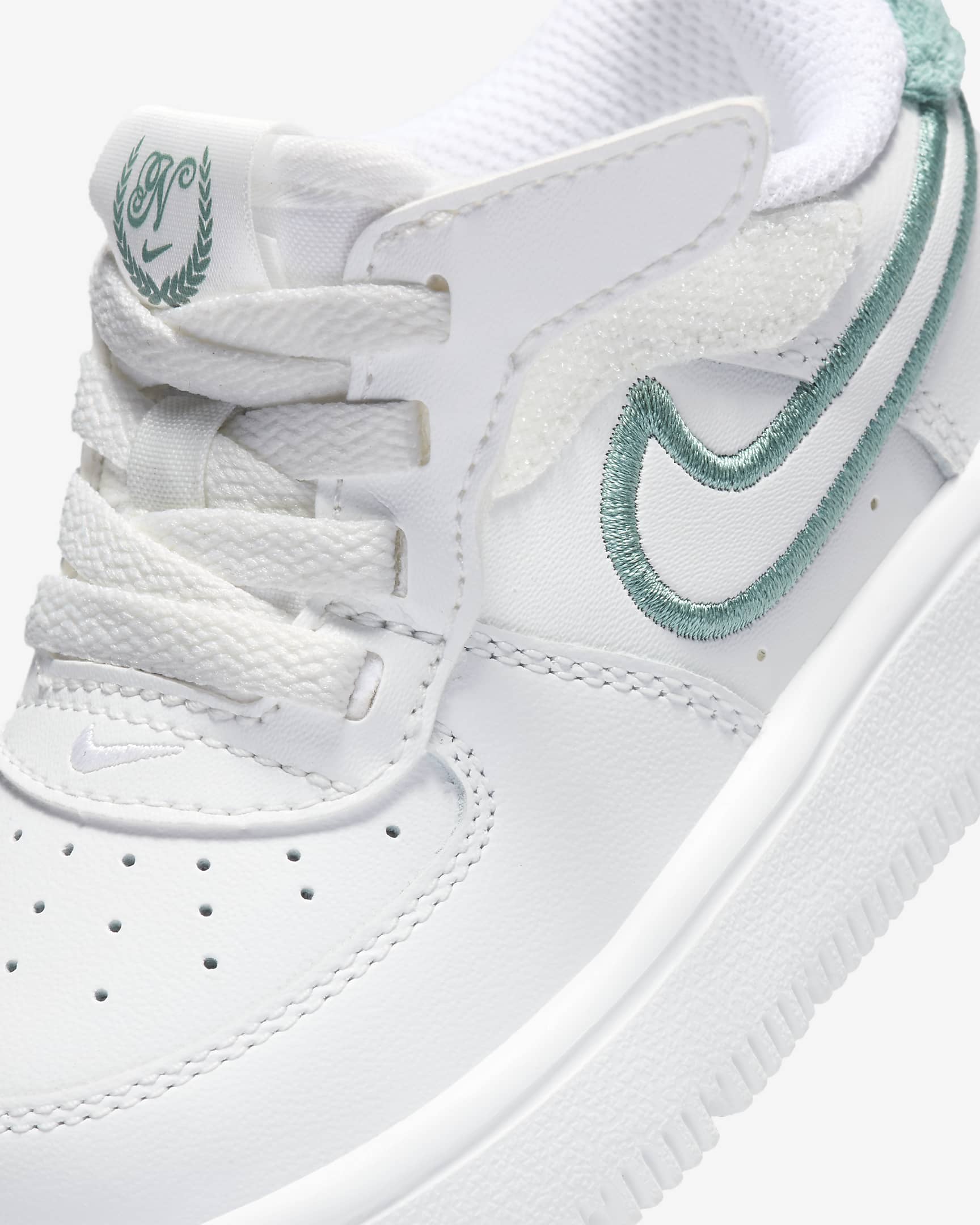 Nike Force 1 Low LV8 EasyOn Baby/Toddler Shoes - Summit White/Bicoastal/Summit White