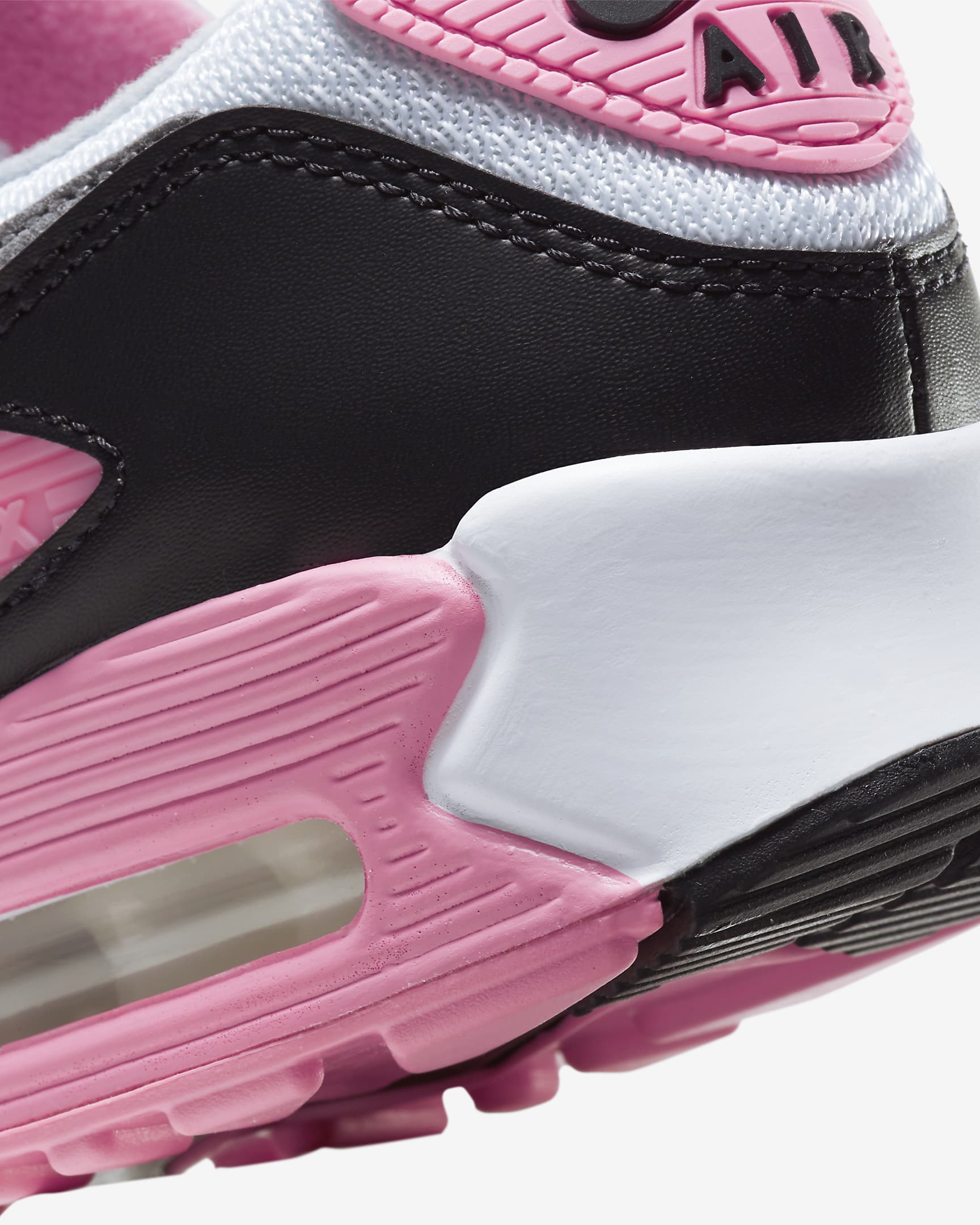 Nike Air Max 90 Women's Shoes - White/Rose/Black/Particle Grey