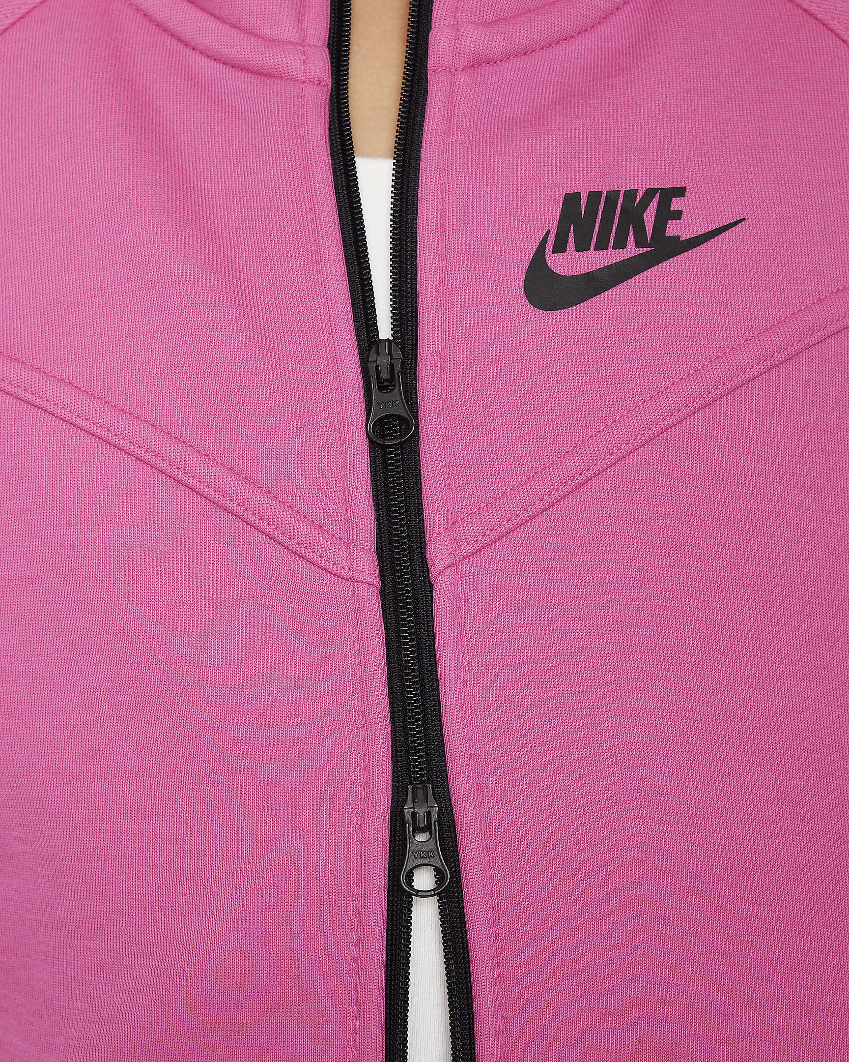 Nike Sportswear Tech Fleece Older Kids' (Girls') Full-Zip Hoodie. Nike SE
