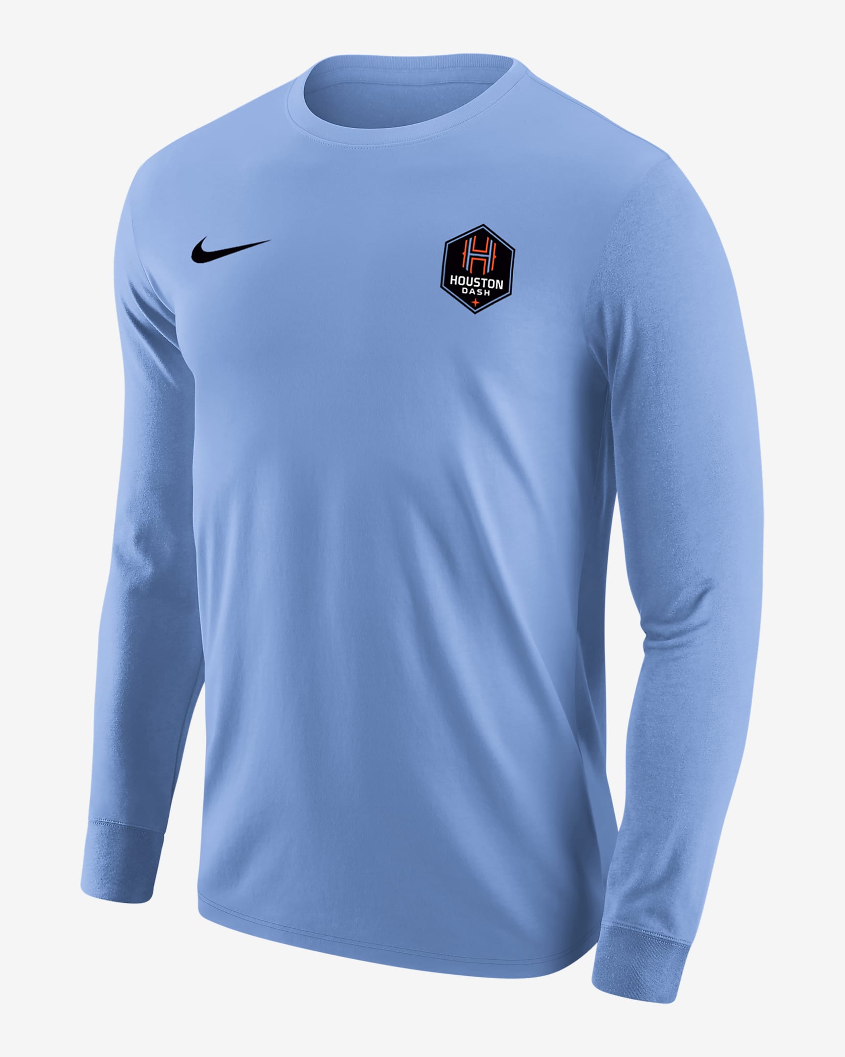 Houston Dash Men's Nike Soccer LongSleeve TShirt.