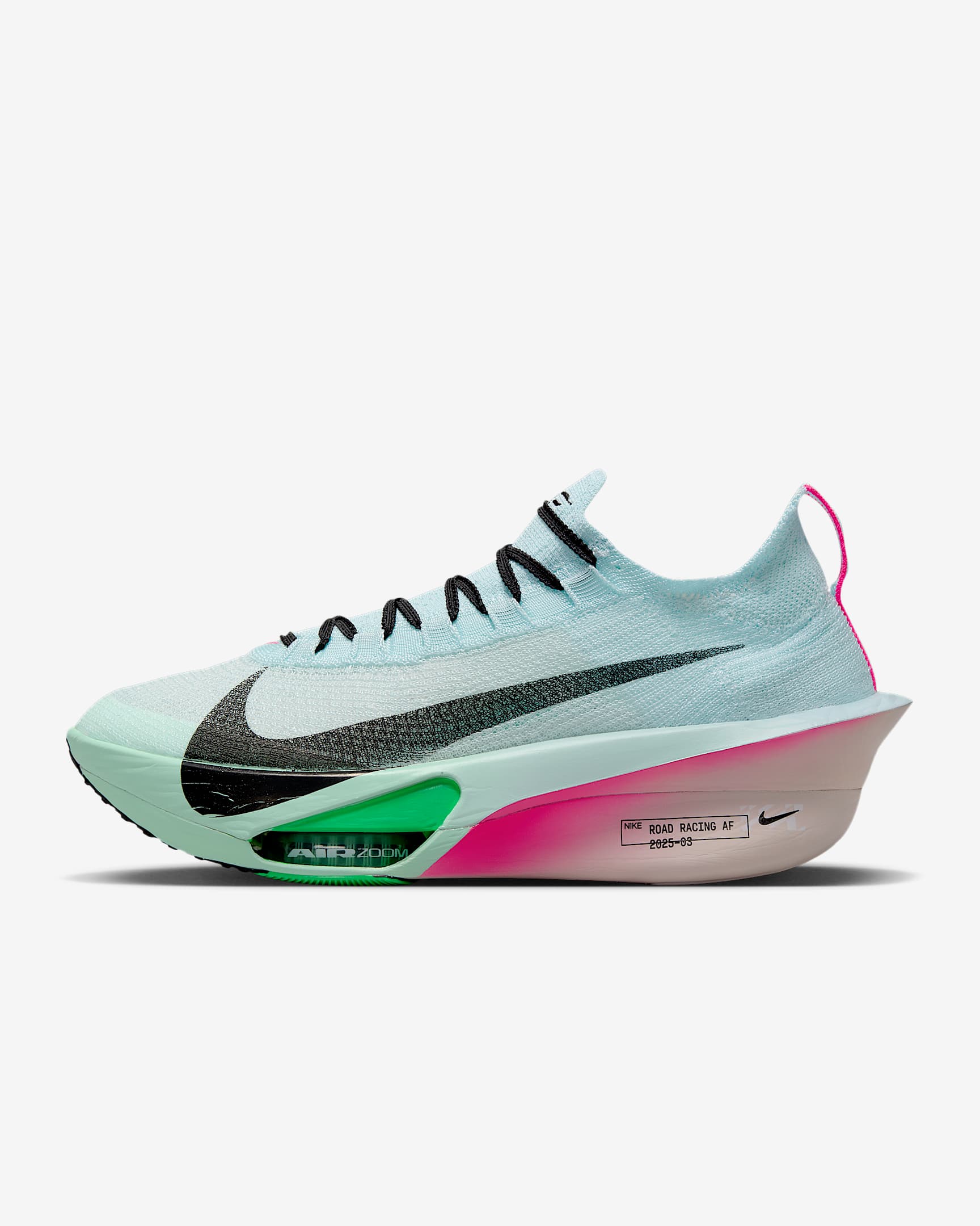 Nike Alphafly 3 Men's Road Racing Shoes - Glacier Blue/Mint Foam/Green Shock/Black