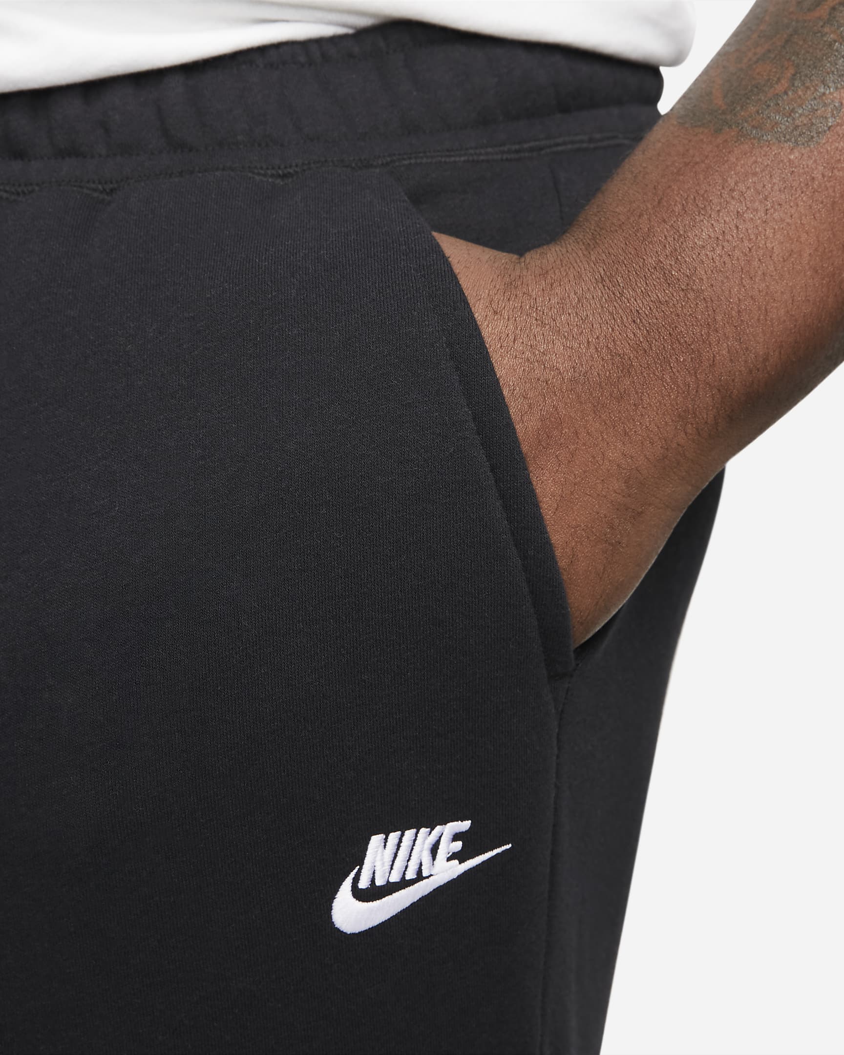 cropped nike fleece