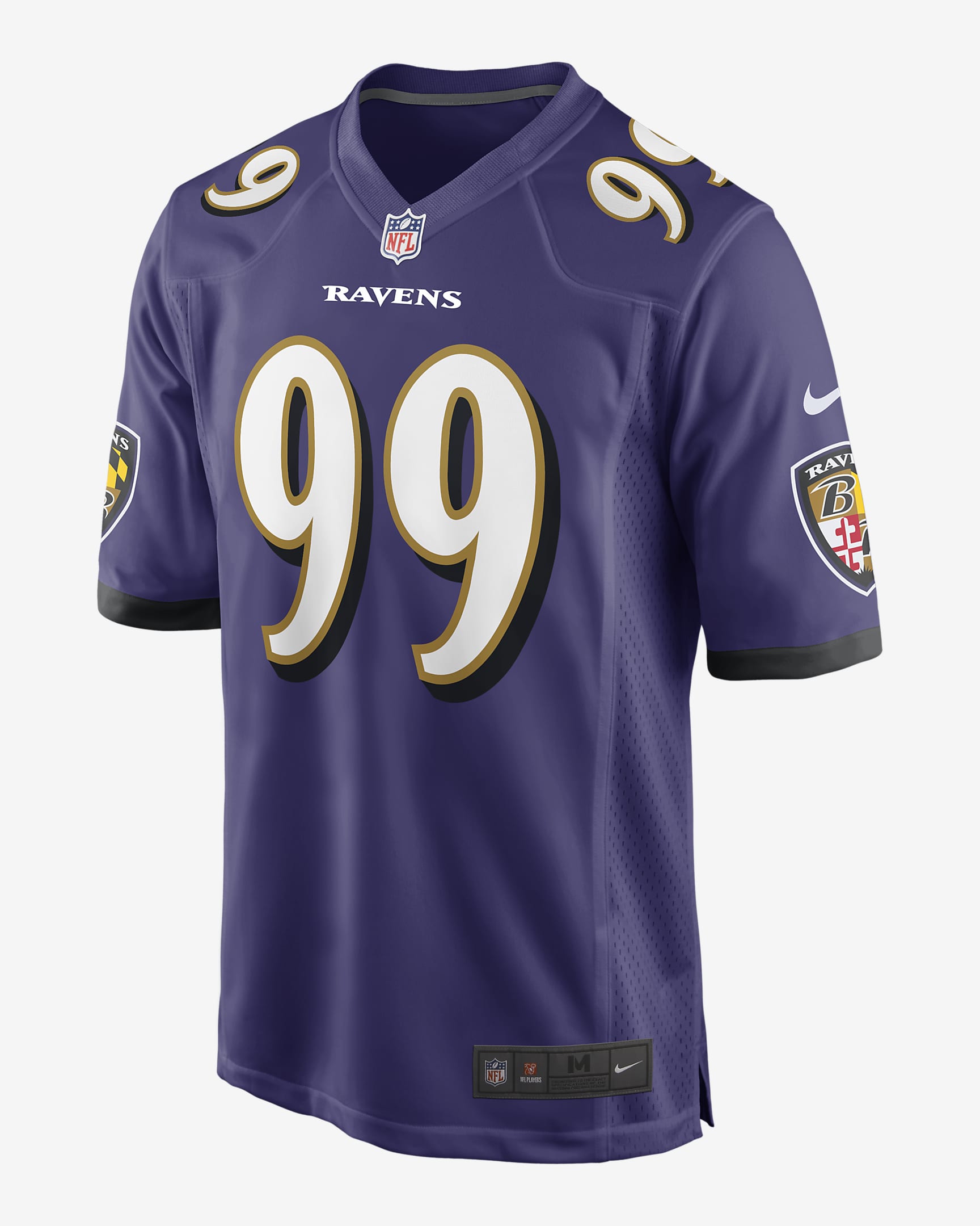 NFL Baltimore Ravens (Odafe Oweh) Men's Game Football Jersey. Nike.com