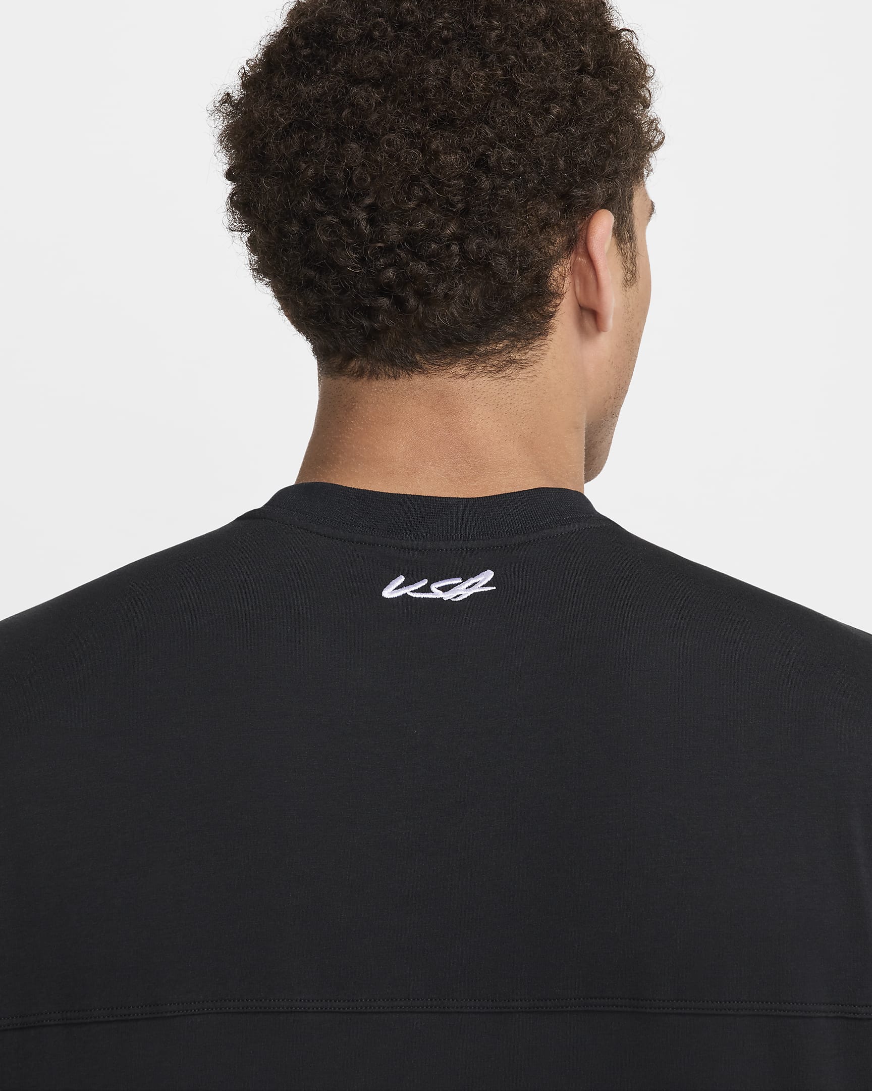 Haut à manches longues Nike Dri-FIT ADV USA pour homme - Noir/Blanc