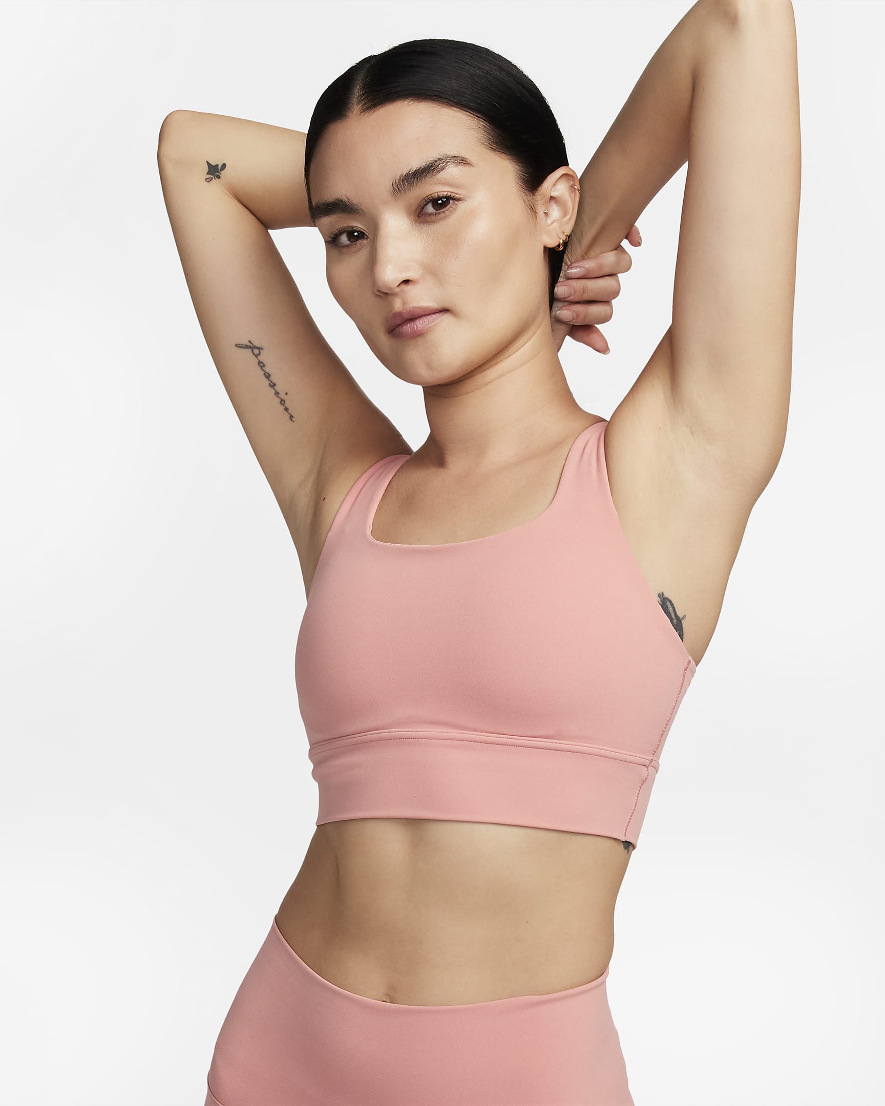 Nike Zenvy Longline Women's MediumSupport Padded Sports Bra. Nike VN