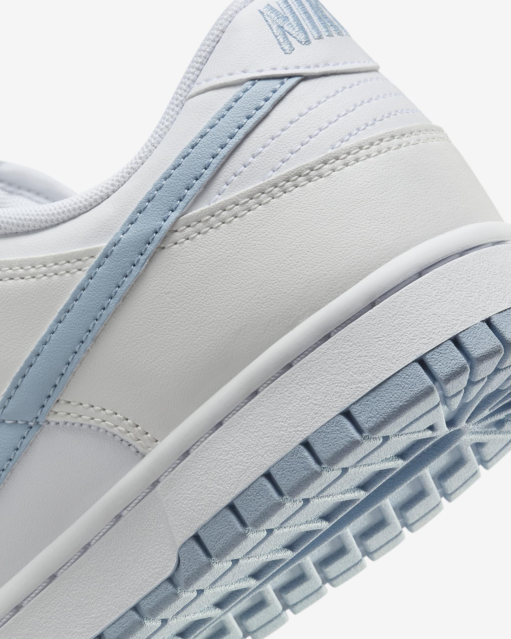 Nike Dunk Low Retro Men's Shoes - White/Summit White/Light Armory Blue