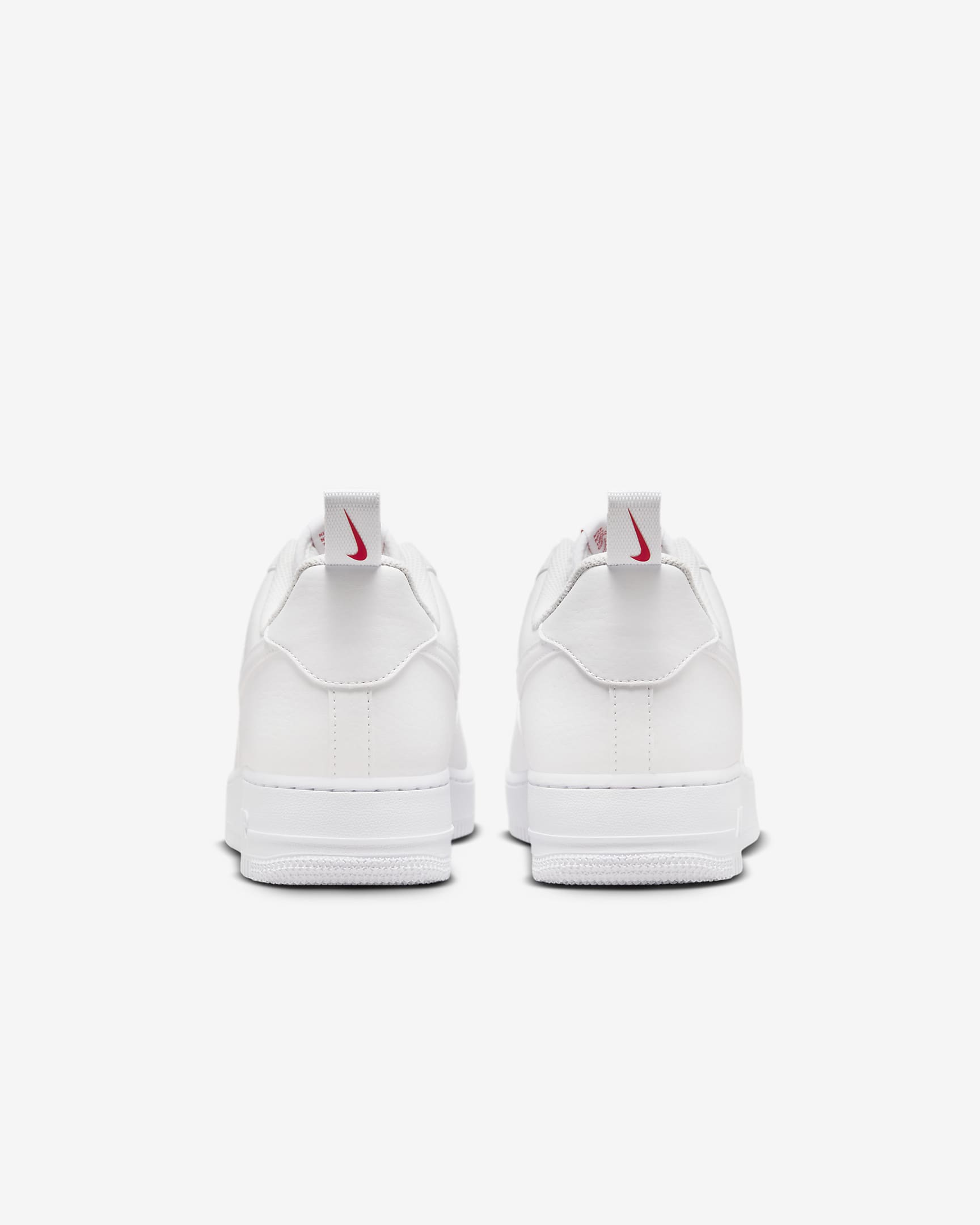 Nike Air Force 1 '07 Men's Shoes - White/University Red/White