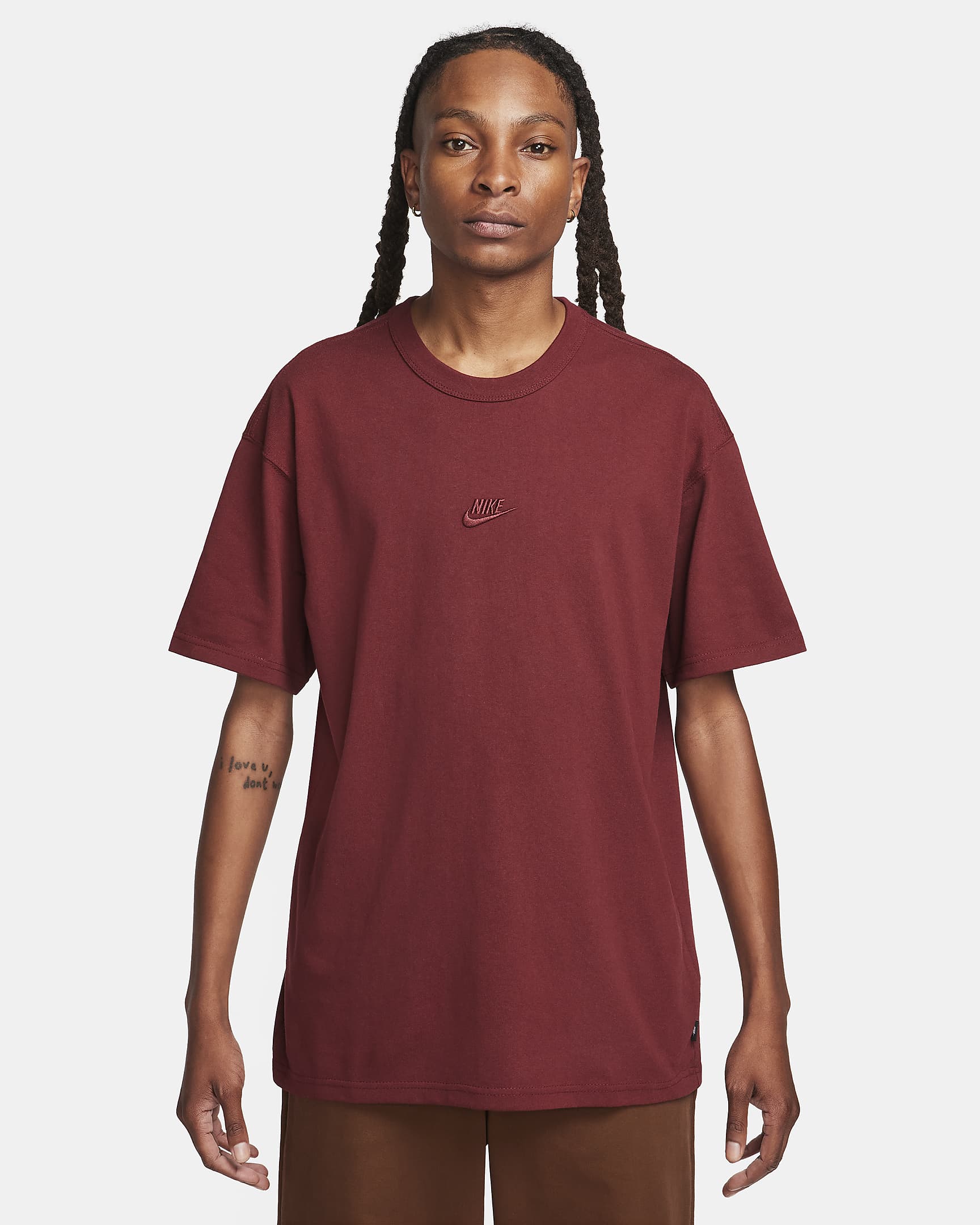 Nike Sportswear Premium Essentials Camiseta - Hombre - Dark Team Red
