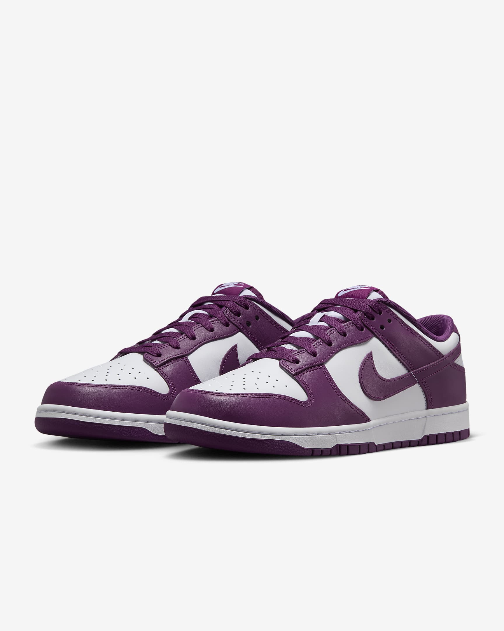 Scarpa Nike Dunk Low Retro - Uomo - Bianco/Bianco/Viotech