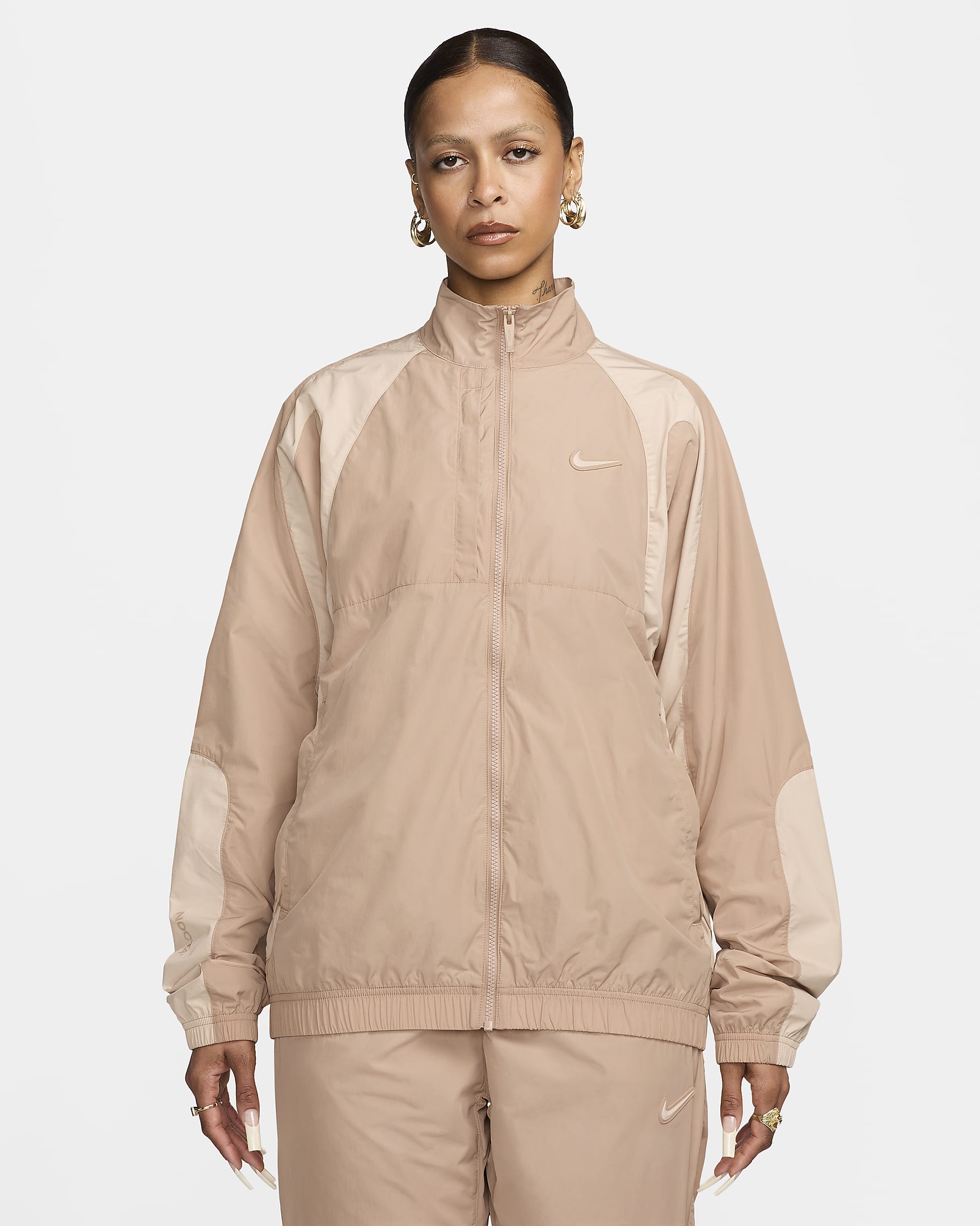 NOCTA Northstar Nylon Track Jacket - Hemp/Sanddrift/Sanddrift