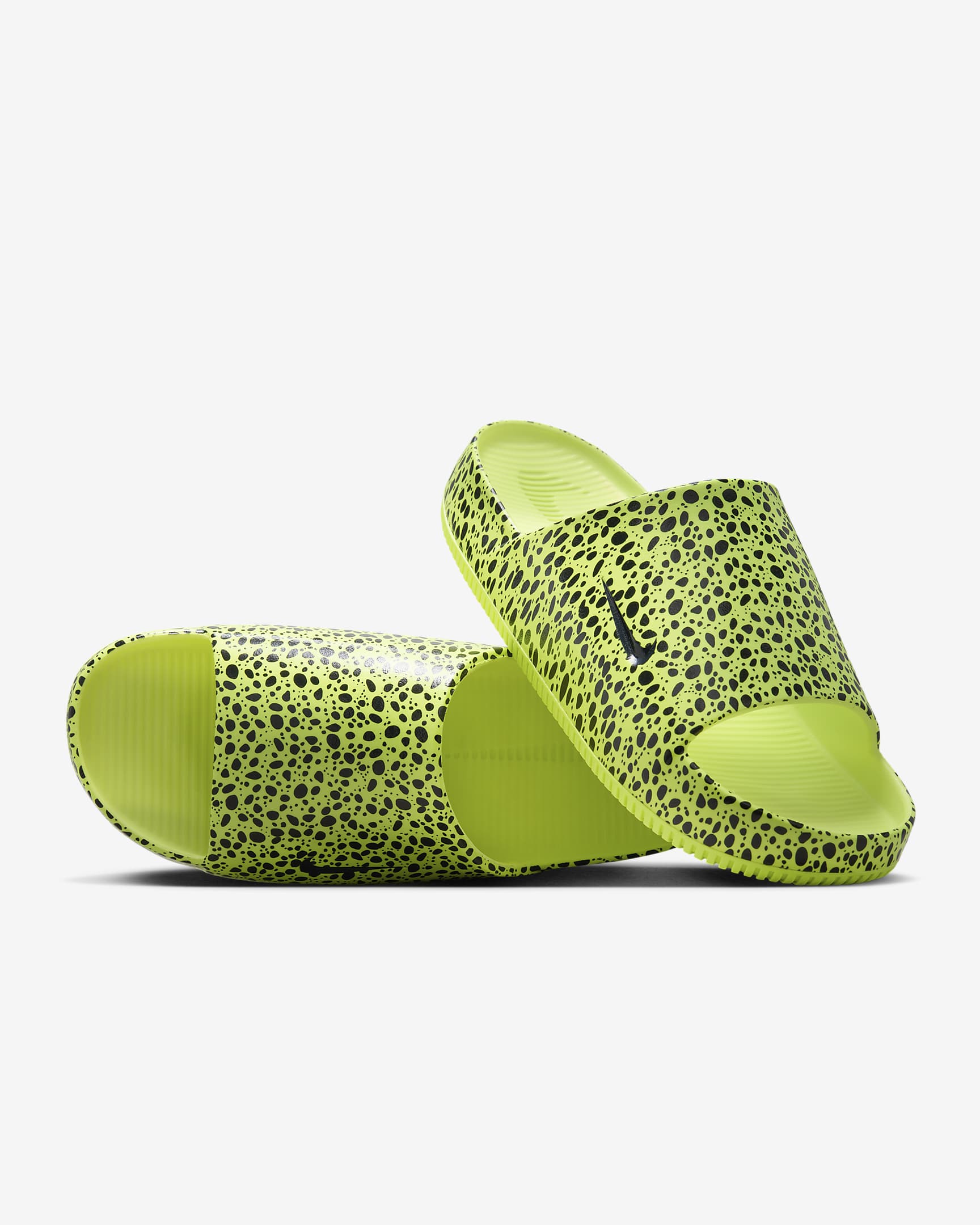 Nike Calm Electric Men's Slides - Volt/Volt/Dark Obsidian