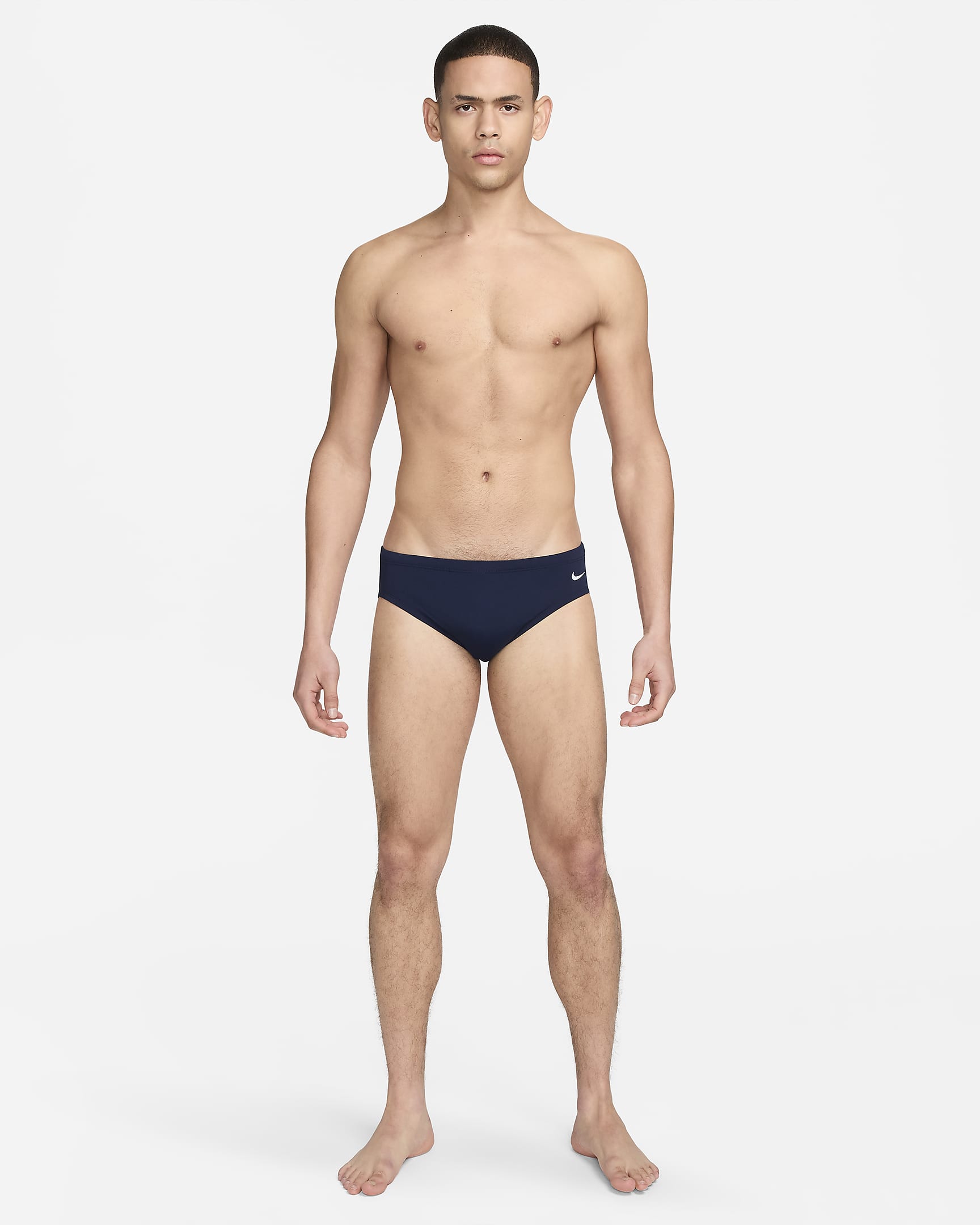 Nike Solid Men's Swim Brief - Midnight Navy