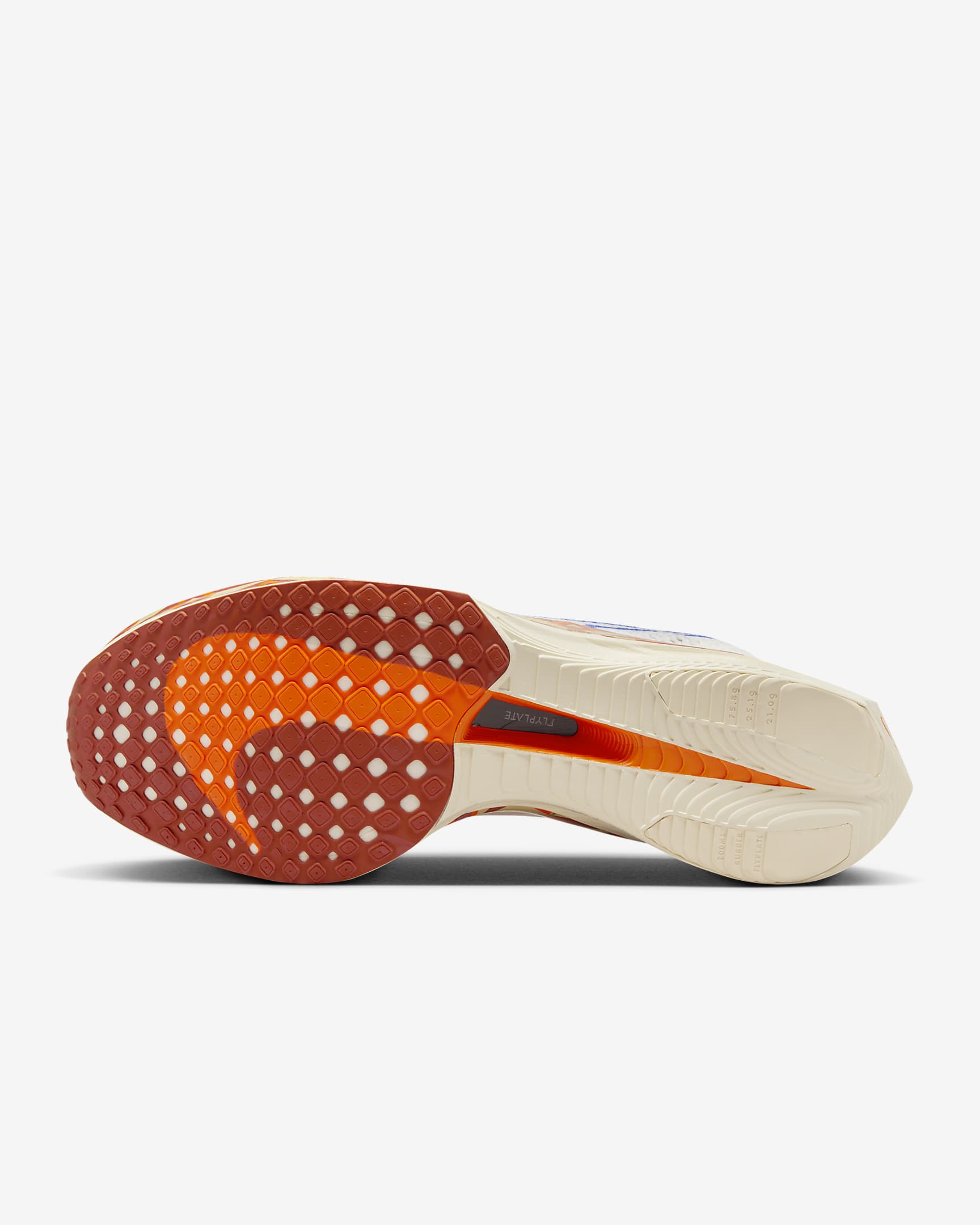 Nike Vaporfly 3 Premium Men's Road Racing Shoes - Sail/Safety Orange/Burnt Sunrise/Hyper Royal