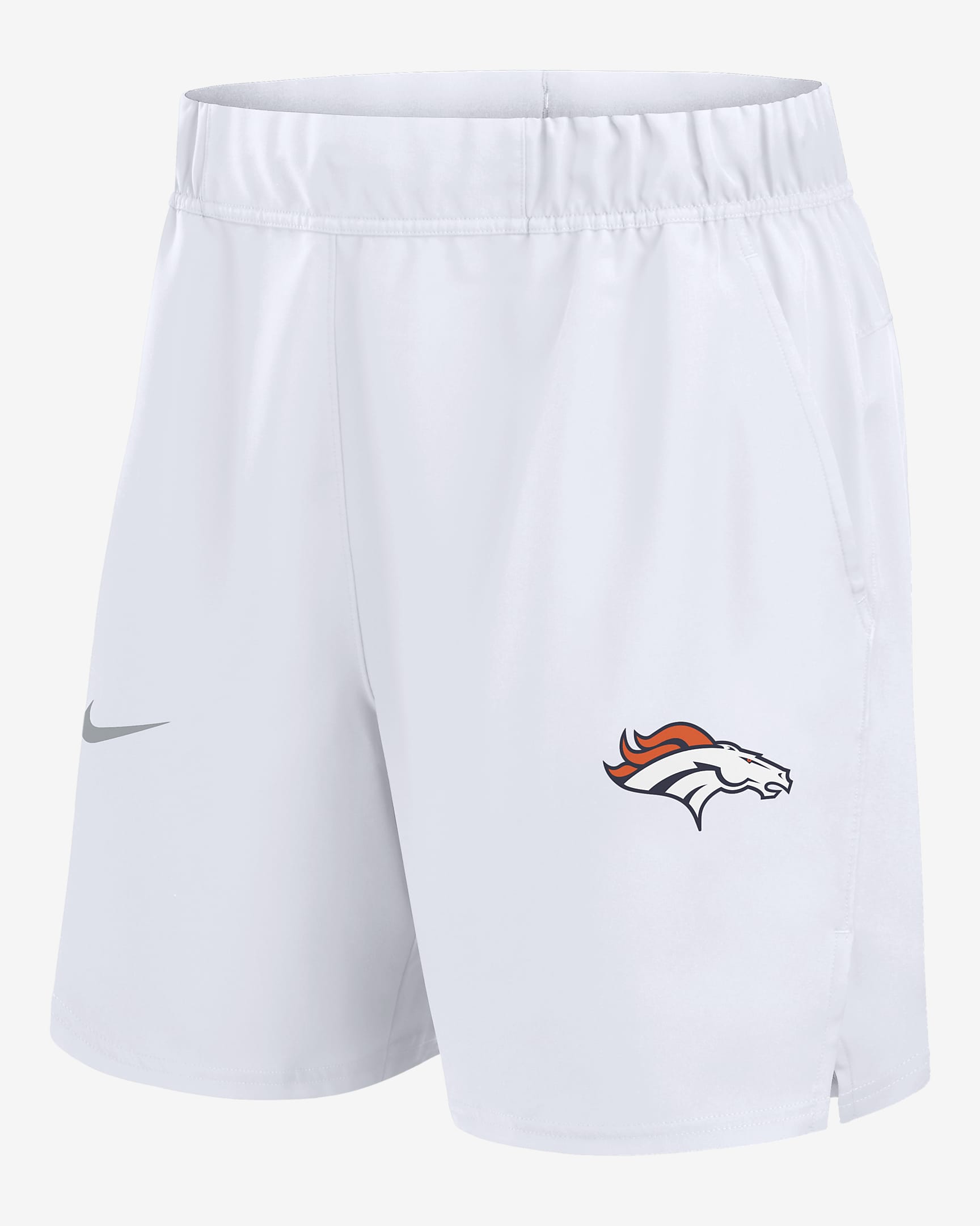 Denver Broncos Blitz Victory Men’s Nike Dri-FIT NFL Shorts - White