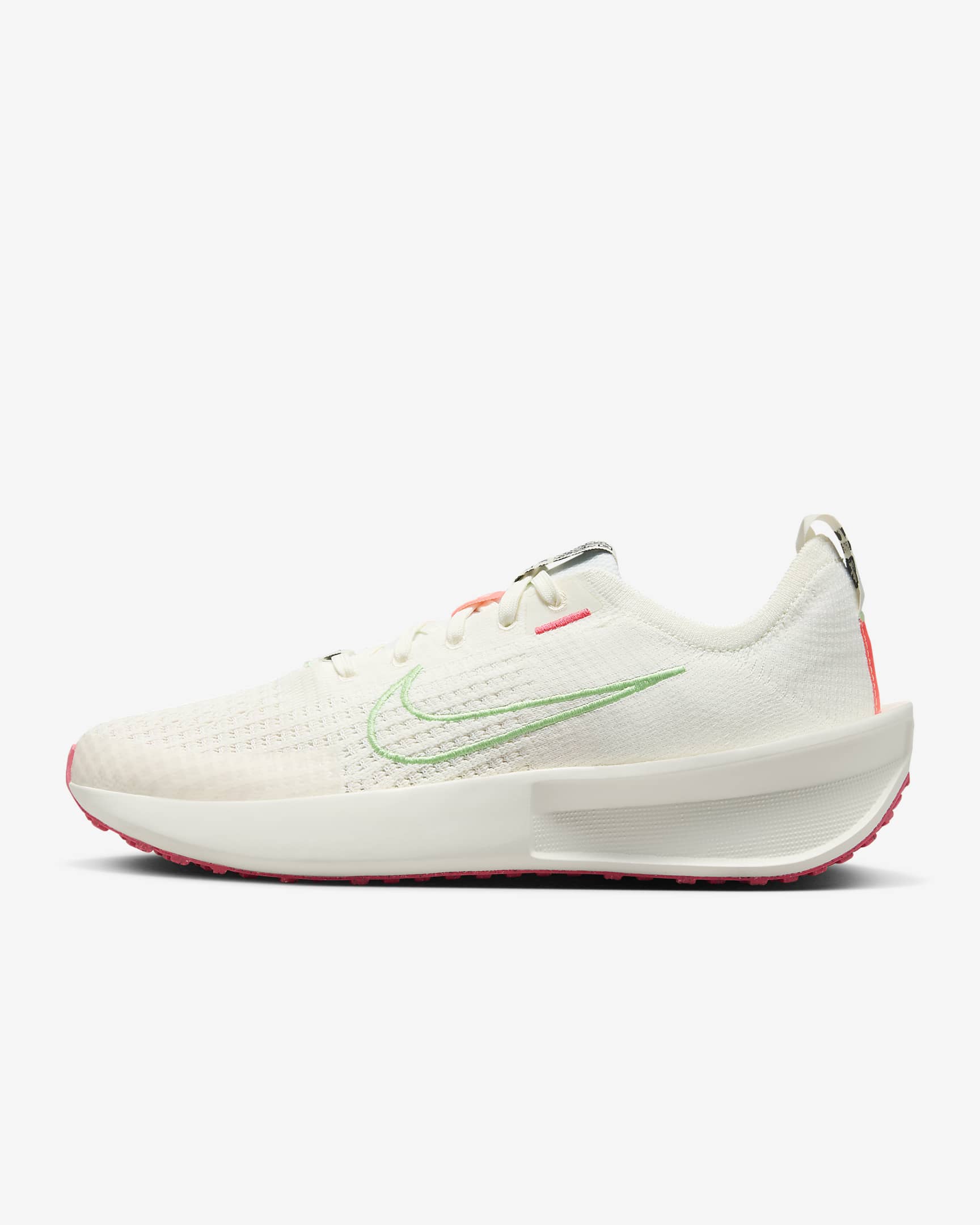 Nike Interact Run Women's Road Running Shoes - Sail/Hot Punch/Phantom/Vapour Green