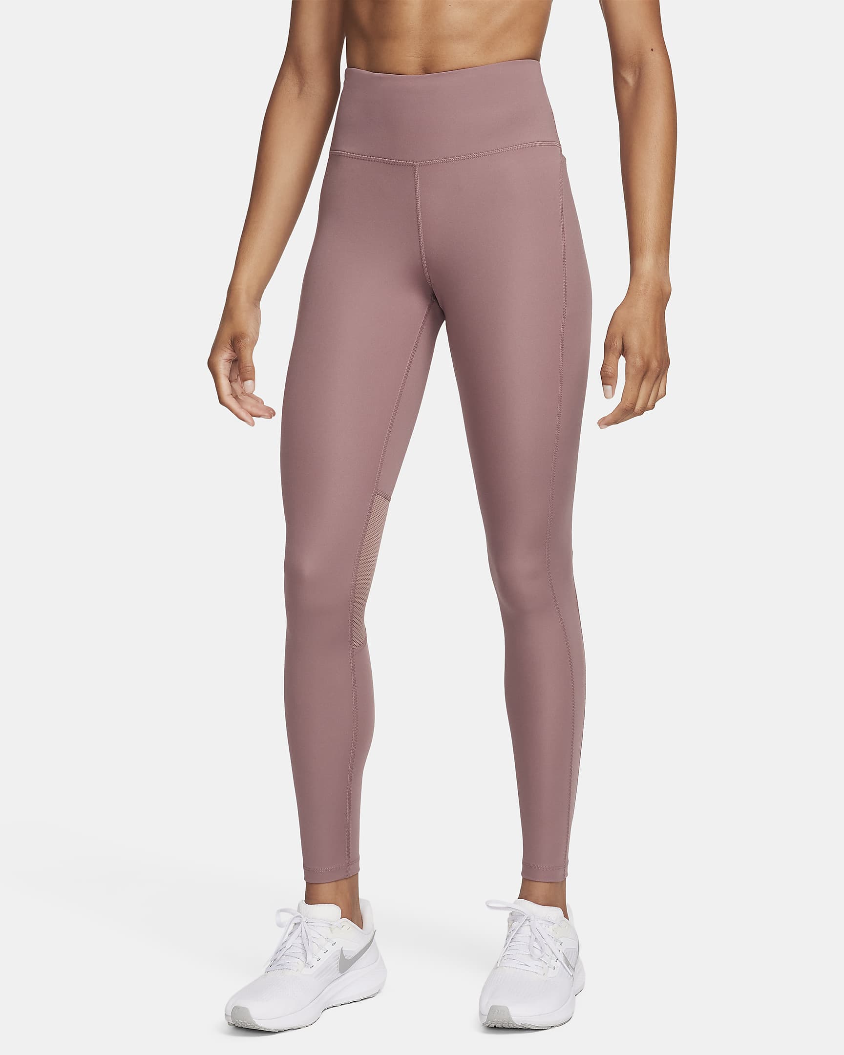 Nike Epic Fast Women's Mid-Rise Pocket Running Leggings - Smokey Mauve