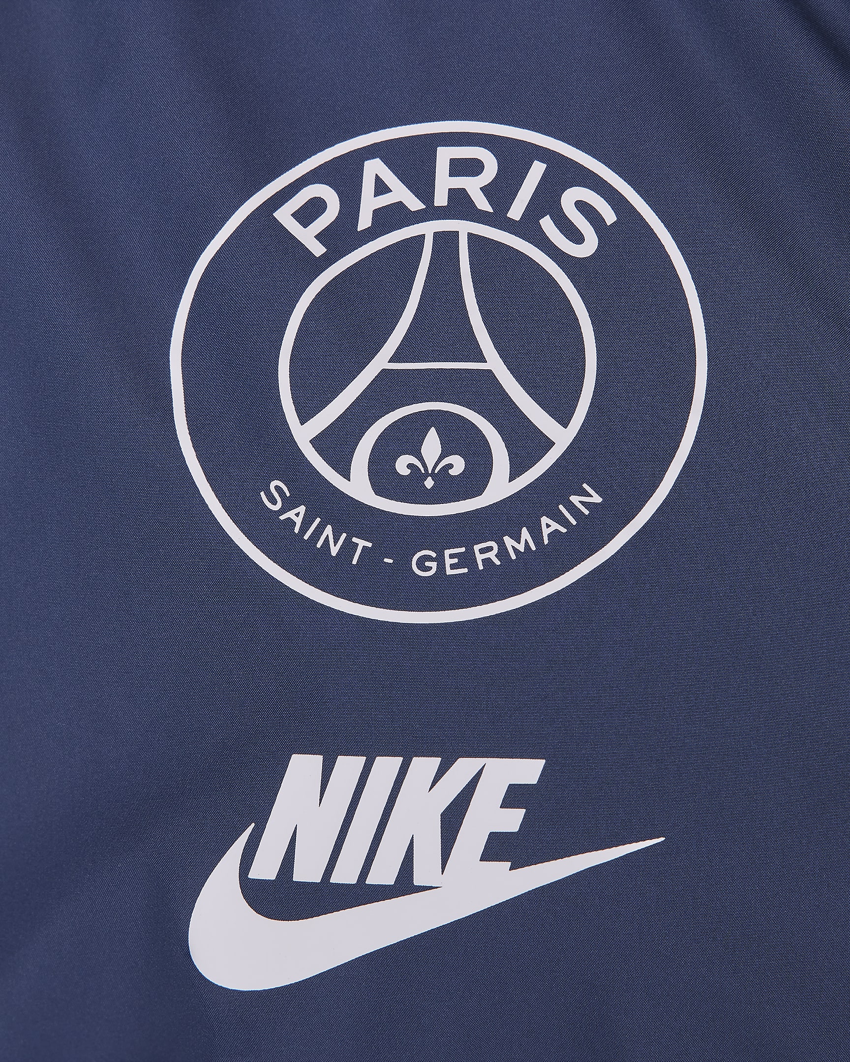 Paris Saint-Germain Essential Repel Women's Nike Soccer Woven Hooded Jacket - Midnight Navy/White