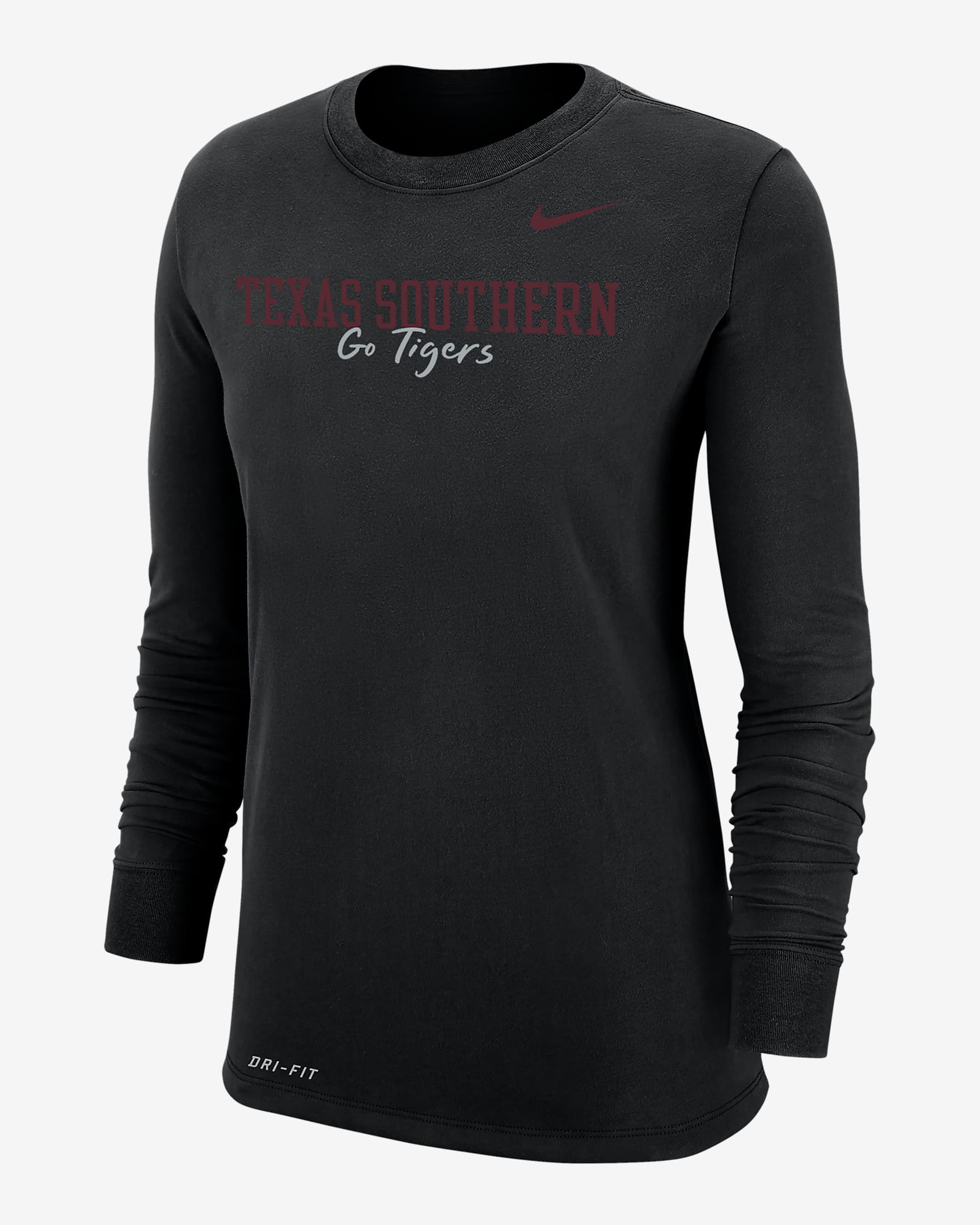 Nike College Dri-FIT 365 Texas Southern Women's Long-Sleeve T-Shirt ...