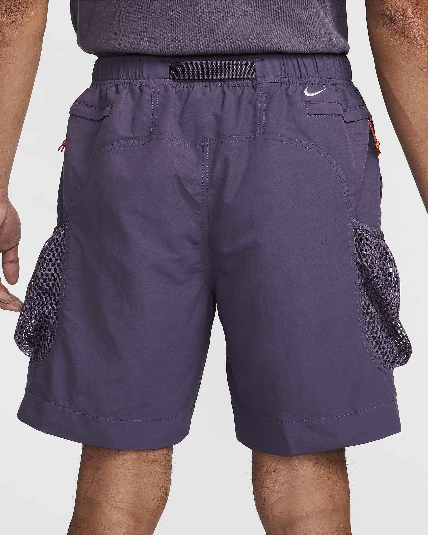 Shorts cargo con estampado para hombre Nike ACG "Snowgrass" - Pasa oscuro/Naranja seguridad/Blanco cumbre