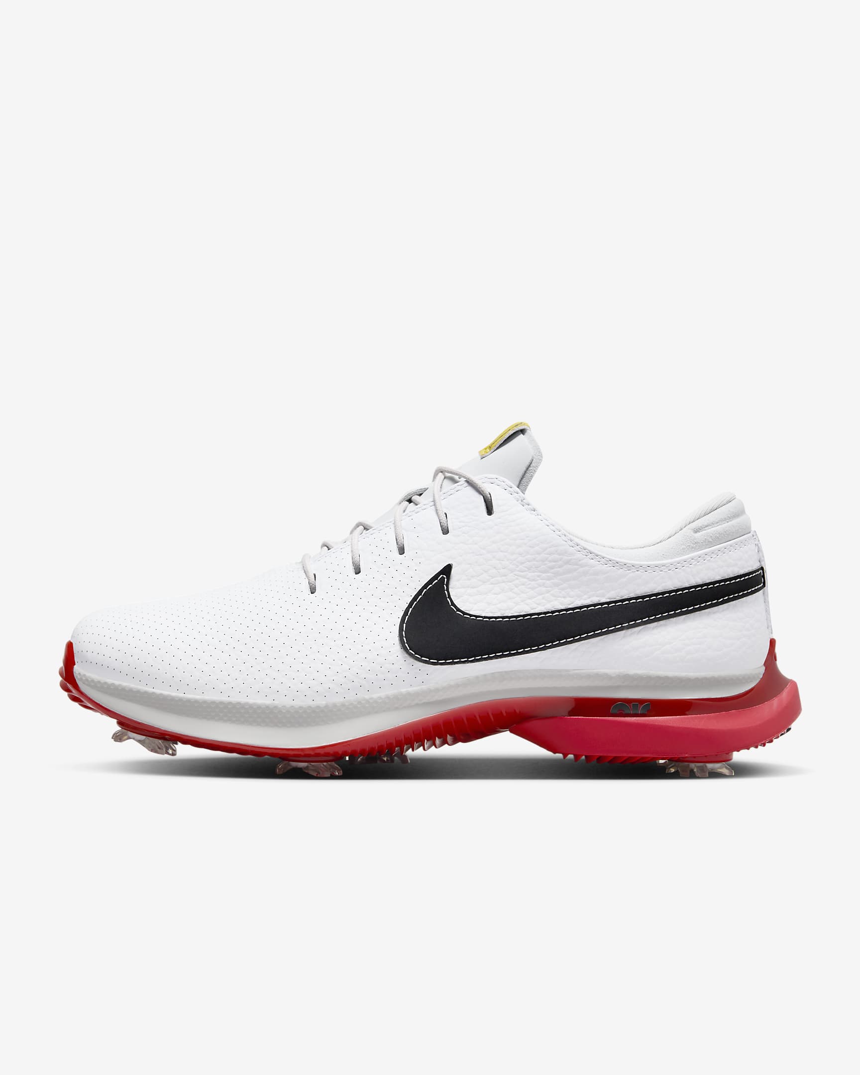 Nike Air Zoom Victory Tour 3 Golf Shoes (Wide) - White/Vivid Sulphur/Track Red/Black