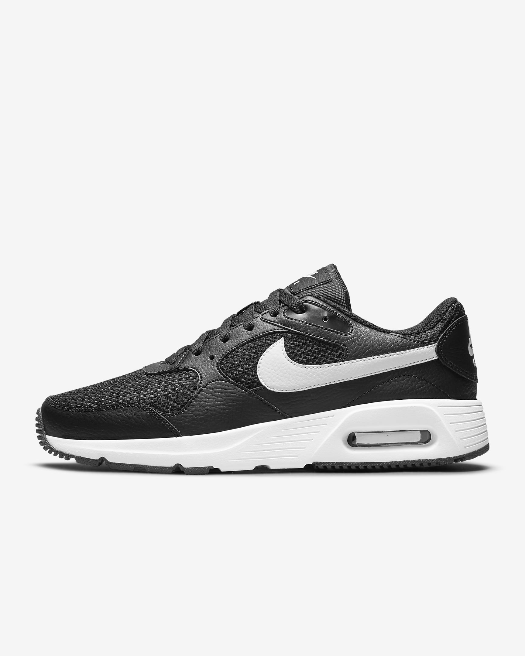 Buty męskie Nike Air Max SC - Czerń/Czerń/Biel