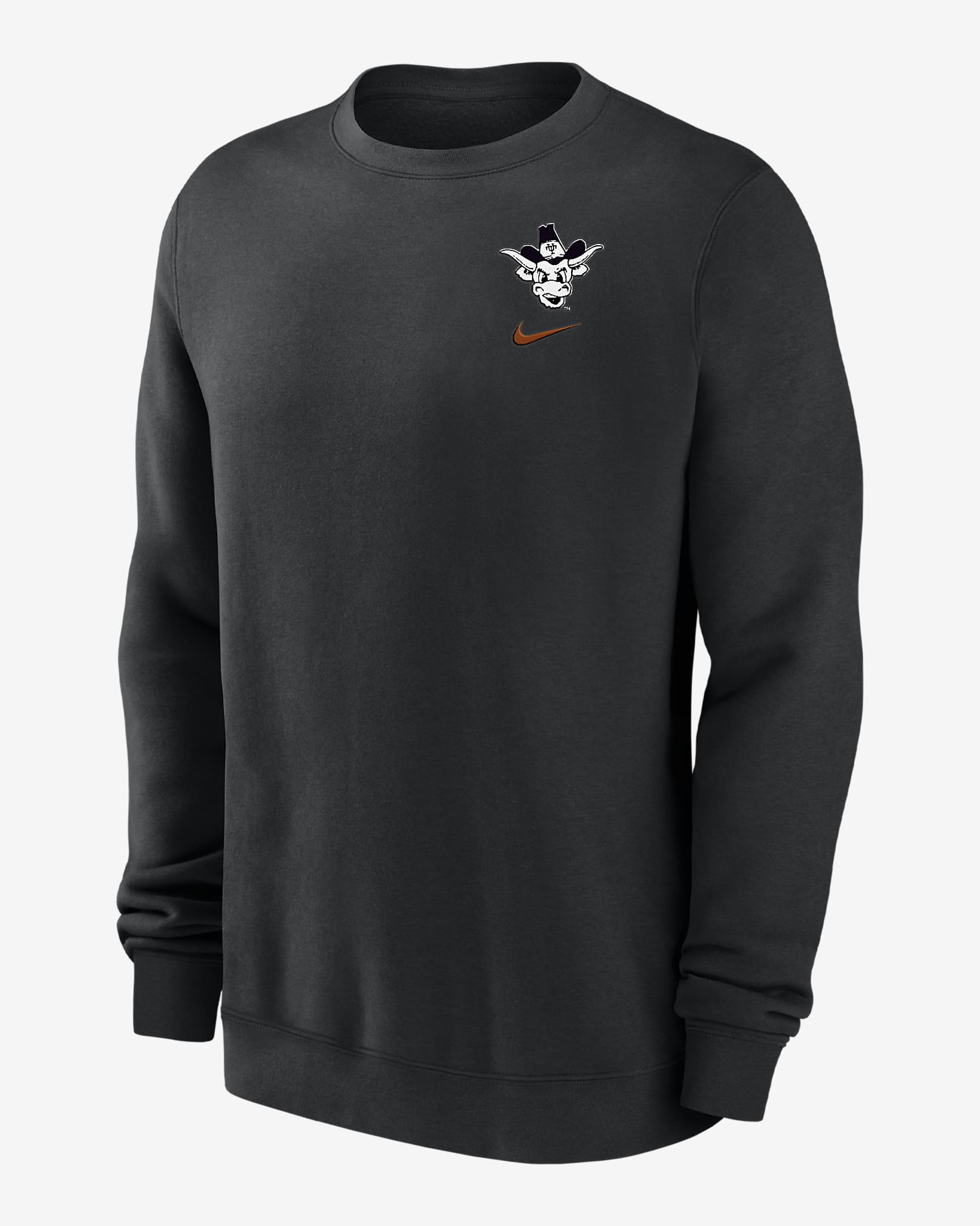 Texas Club Fleece Men's Nike College Sweatshirt - Black