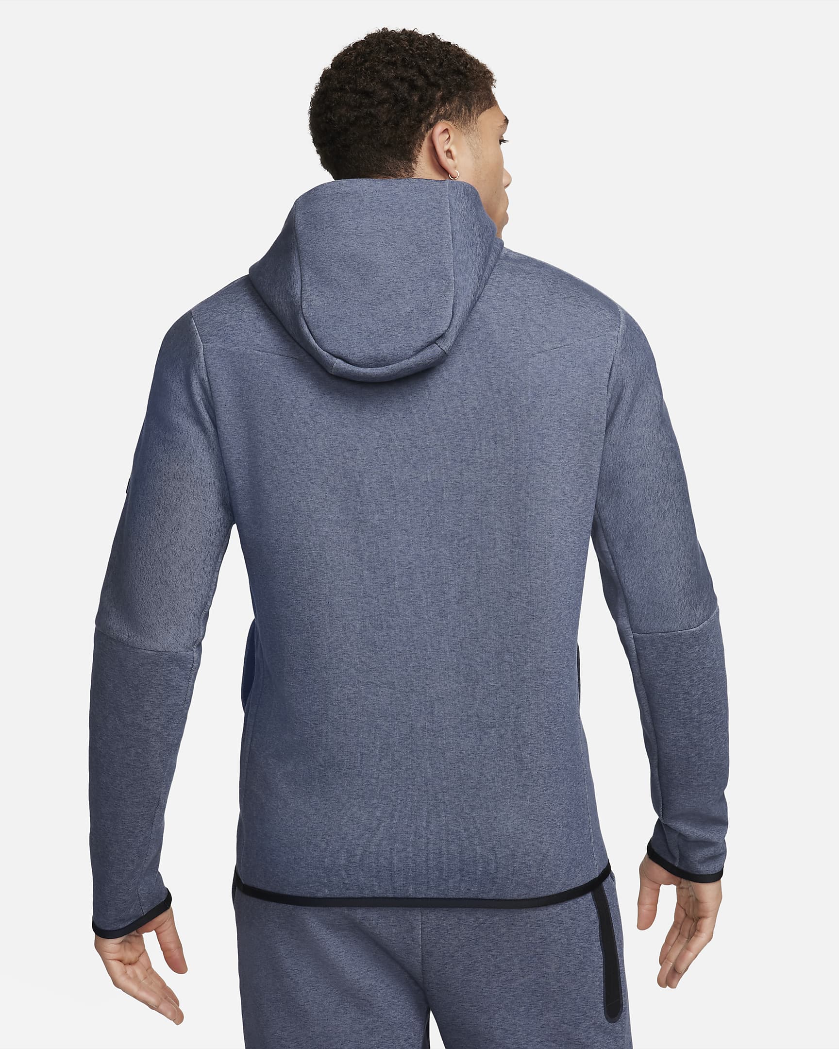 F.C. Barcelona Tech Fleece Windrunner Third Men's Nike Football Full-Zip Hoodie - Thunder Blue/Black