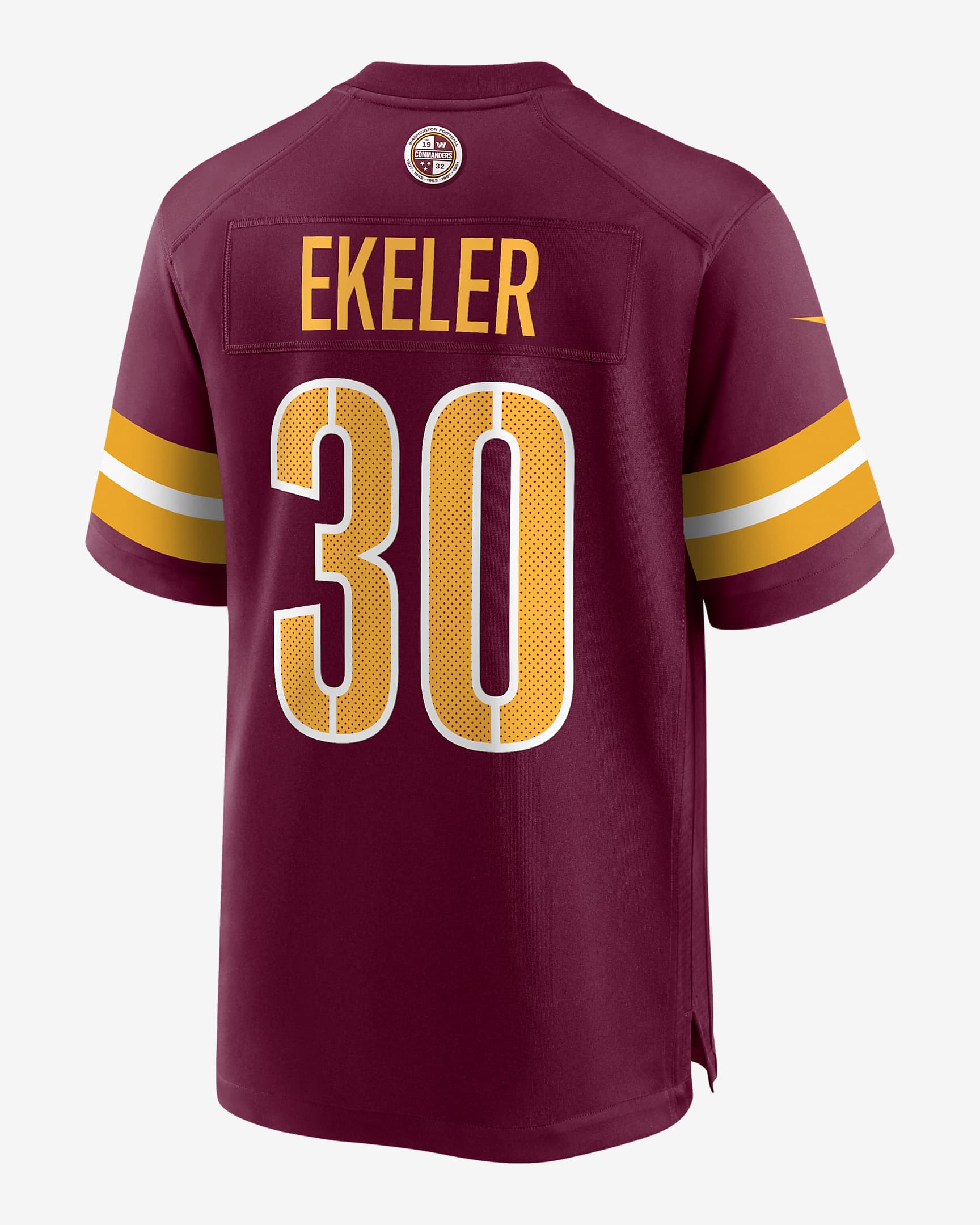 Austin Ekeler Washington Commanders Men's Nike NFL Game Football Jersey - Team Red