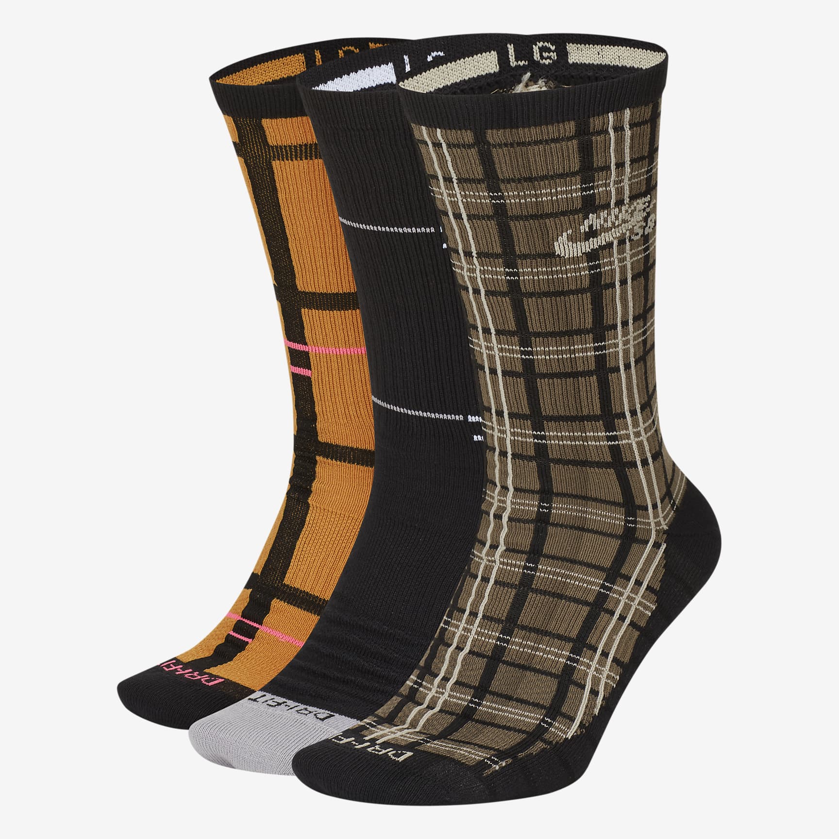 Nike SB Everyday Max Lightweight Skate Crew Socks (3 Pairs). Nike JP