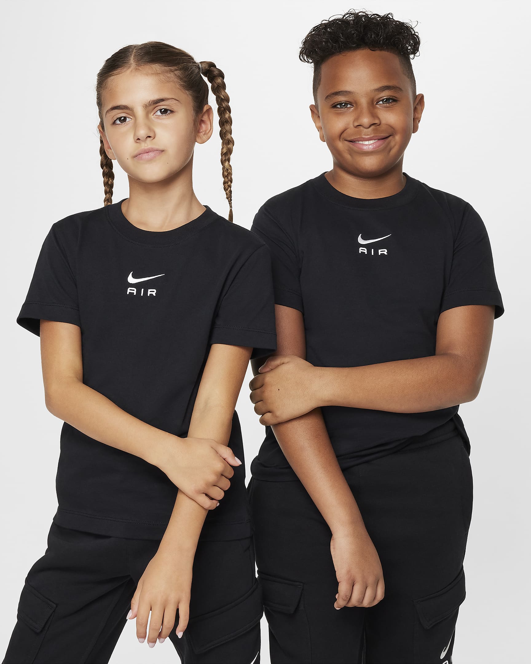 Nike Air T-Shirt für ältere Kinder - Schwarz