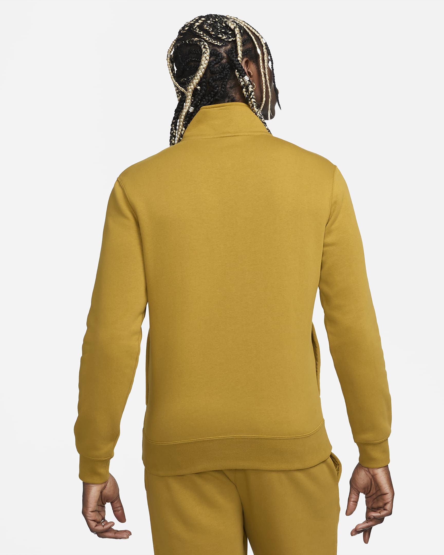 Nike Sportswear Club Men's BrushedBack 1/2Zip Sweatshirt. Nike NZ